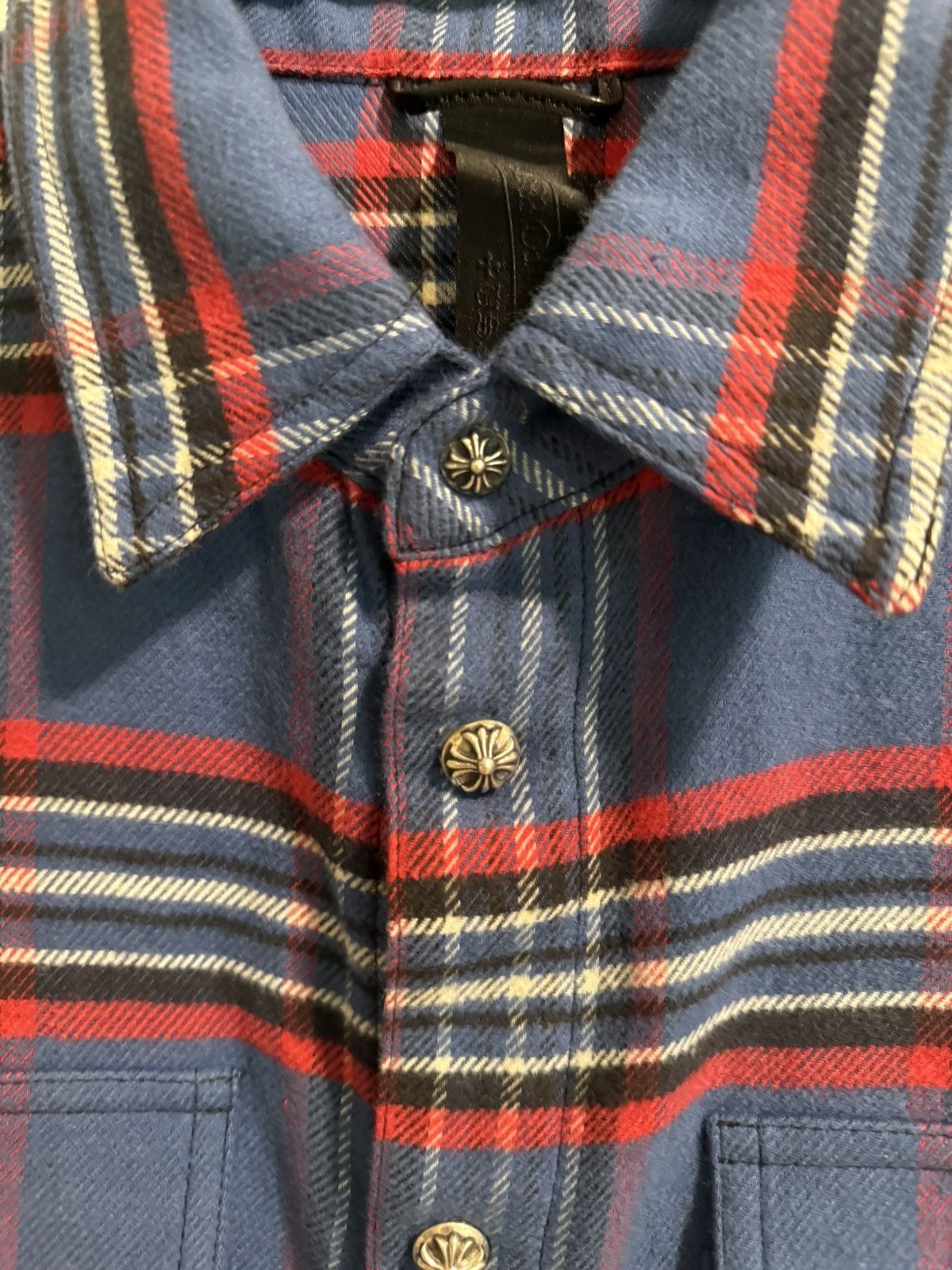 Chrome Hearts Chrome Hearts Flannel Work Dog Shirt Size US XS / EU 42 / 0 - 5 Thumbnail