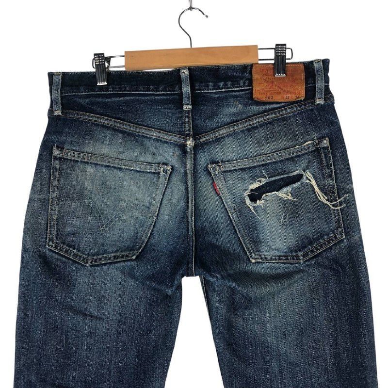 Levi's × Vintage Vintage Levi's Strauss 502 Selvedge Distressed denim Size US 33 - 9 Thumbnail