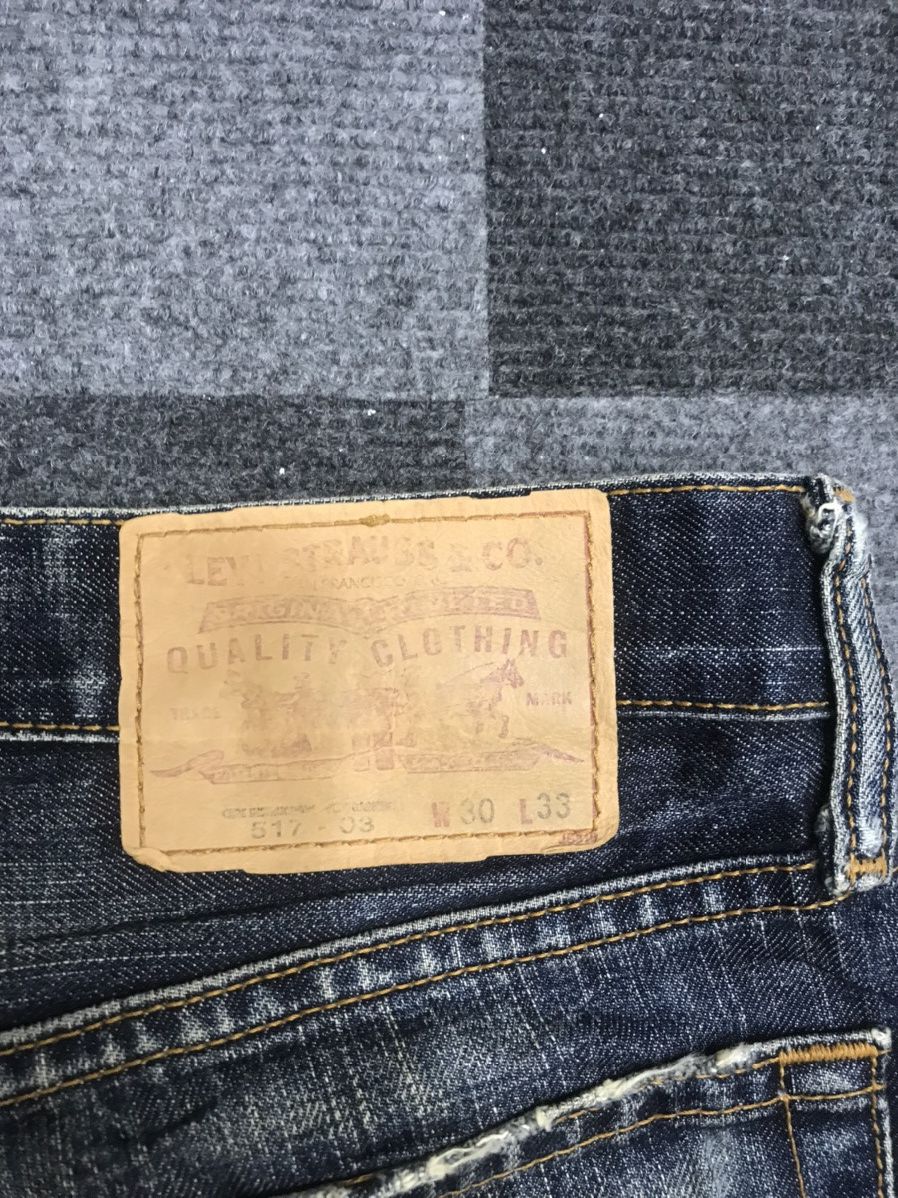 Levi's 🔥Flare🔥Vintage Flare Levis 517 Distressed Jeans Size US 31 - 19 Thumbnail