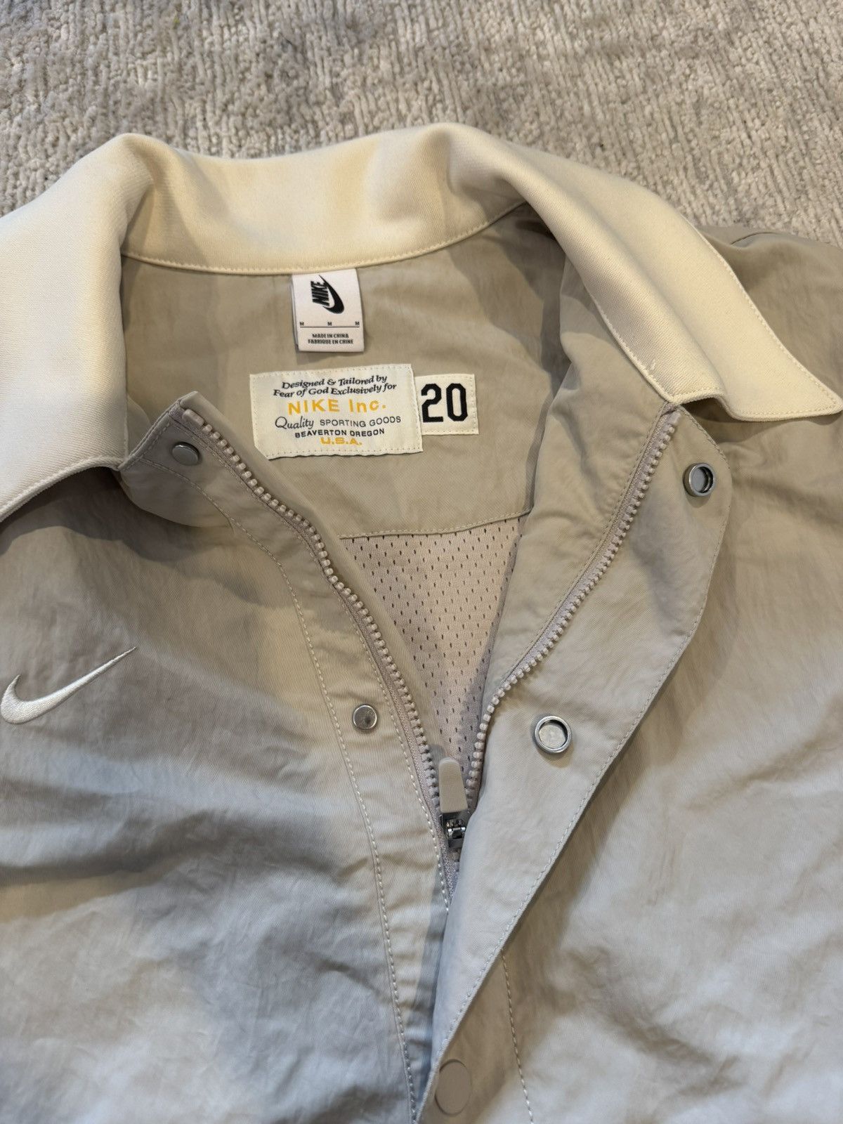 Fear of God × Nike fear of god nike nba warm up shirt Size US M / EU 48-50 / 2 - 4 Thumbnail