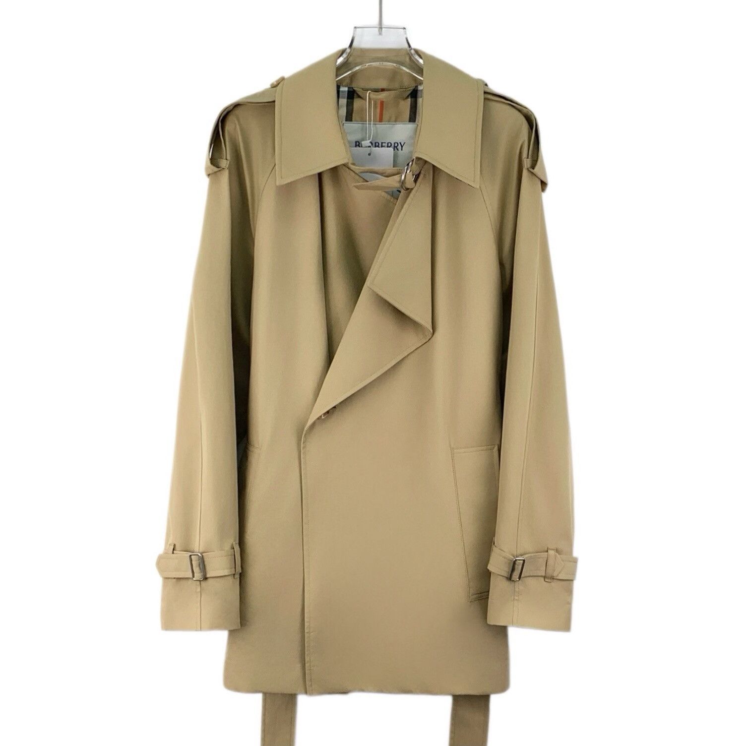 Burberry Burberry Cotton Brown Coat M Women Size M / US 6-8 / IT 42-44 - 1 Thumbnail