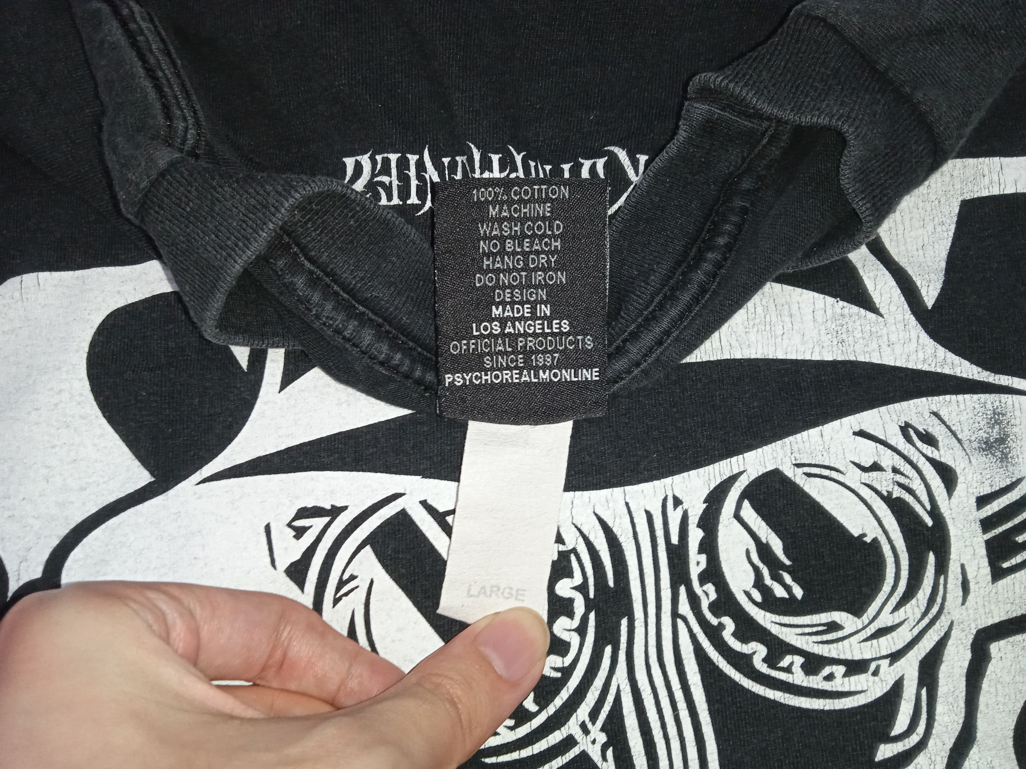 Vintage Vintage 2000s Psycho Realm Sick Symphonies T Shirt Size US L / EU 52-54 / 3 - 4 Thumbnail