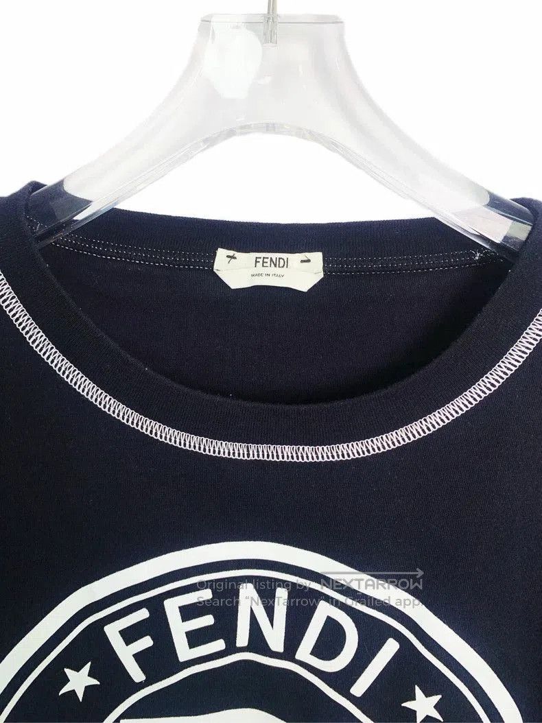 Fendi Fendi Black Logo Print Short Sleeve T-Shirt. Size US M / EU 48-50 / 2 - 3 Thumbnail