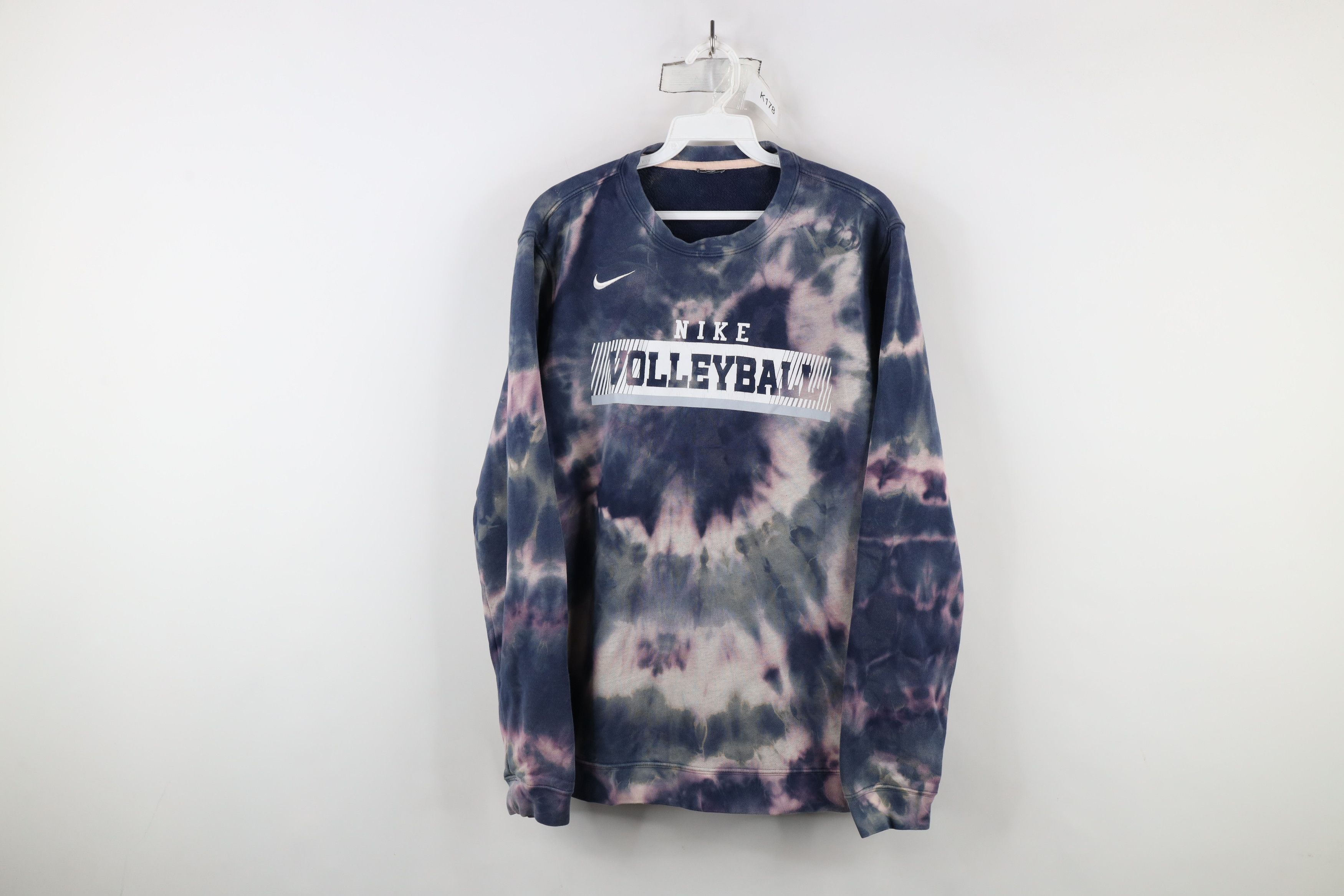 Nike × Vintage Vintage Nike Volleyball Acid Wash Crewneck Sweatshirt Size M / US 6-8 / IT 42-44 - 1 Thumbnail