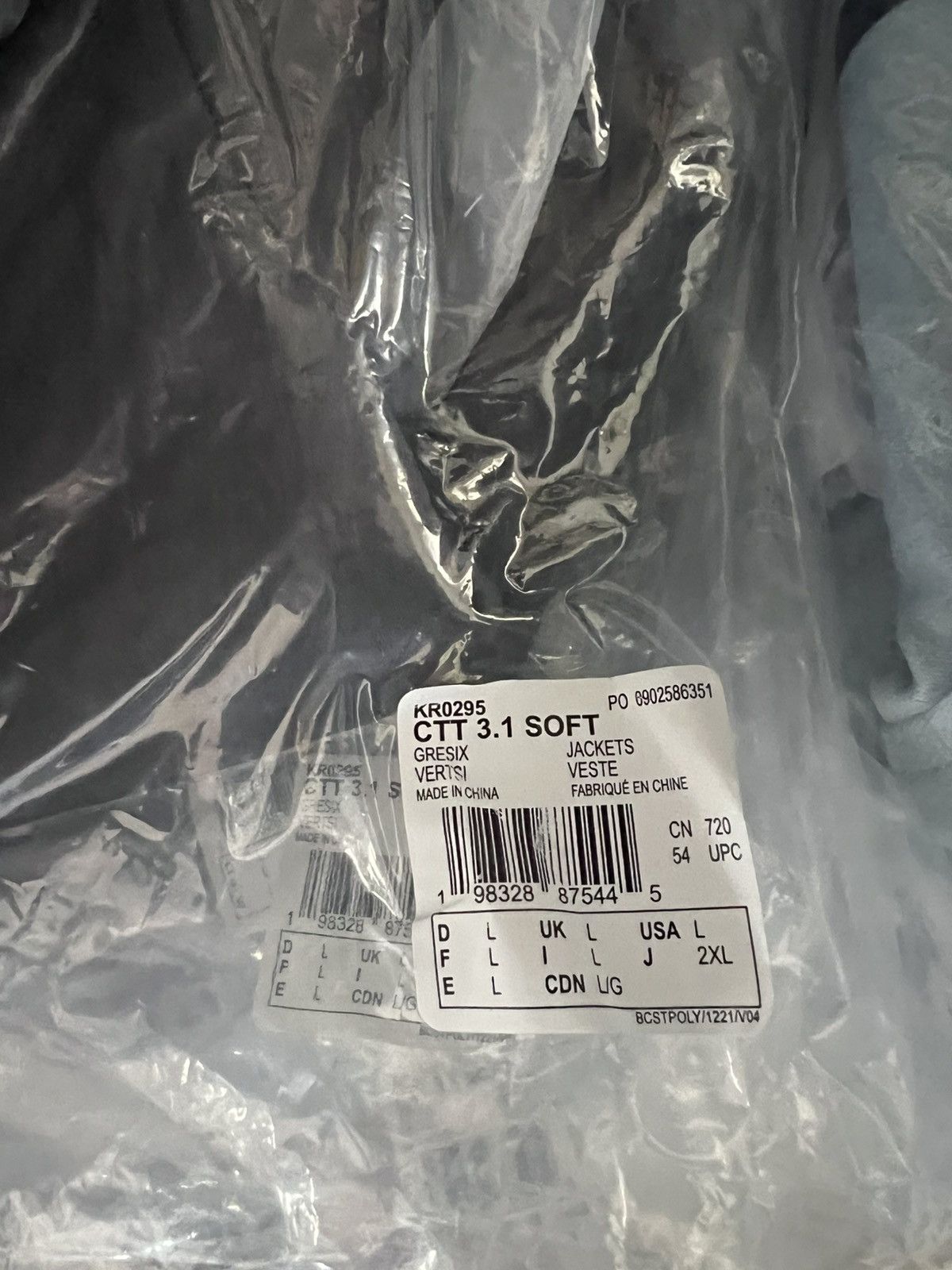 Adidas Adidas CTT Chinese Track Top 3.1 Gender Neutral Grey Size L Size US L / EU 52-54 / 3 - 4 Thumbnail