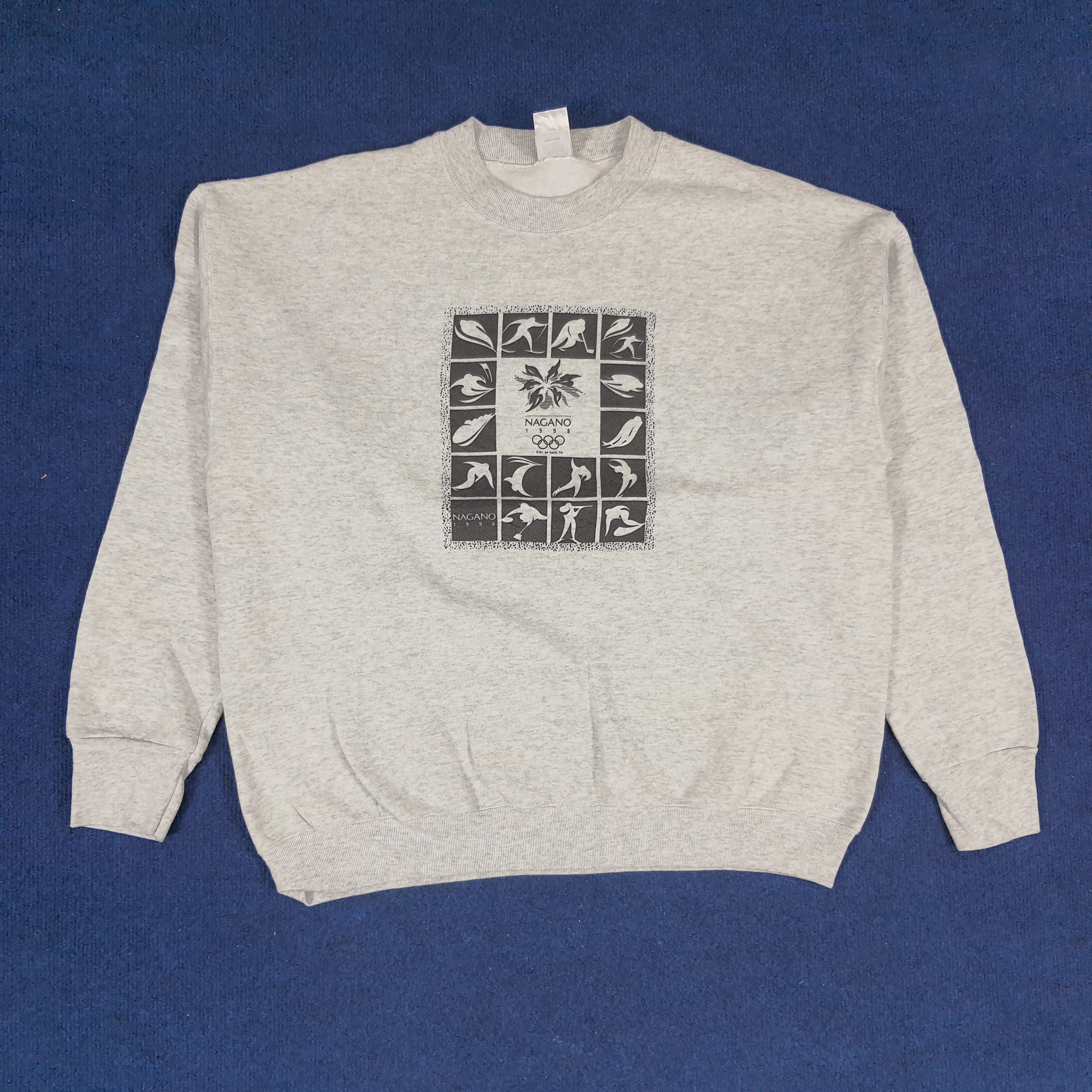 Japanese Brand × Vintage Vintage 90s NAGANO 1998 Olympic Mizuno Sweatshirts Size US L / EU 52-54 / 3 - 1 Thumbnail