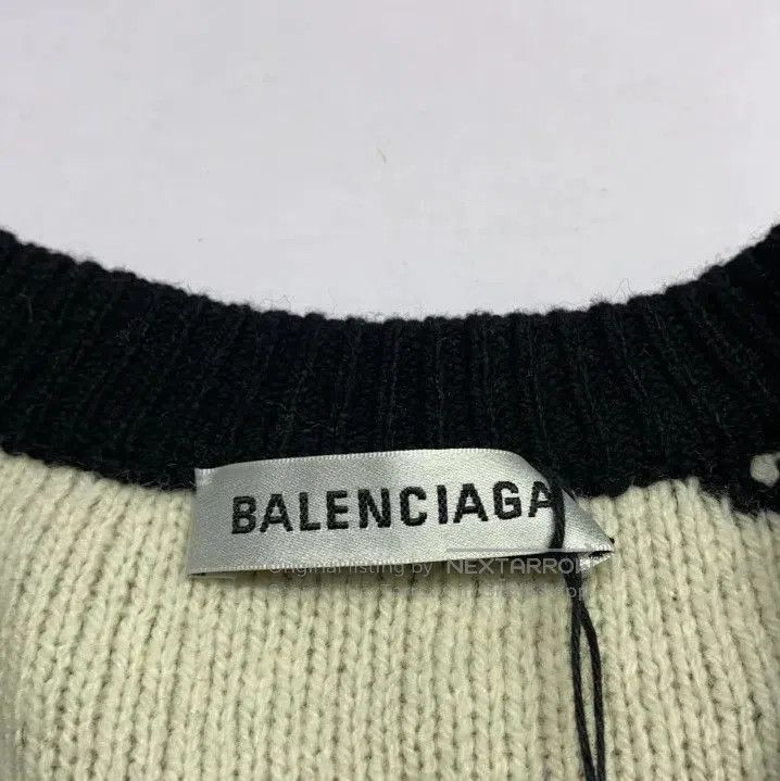 Balenciaga Balenciaga Black V-Neck Casual Knit Sweater. Size US S / EU 44-46 / 1 - 4 Thumbnail