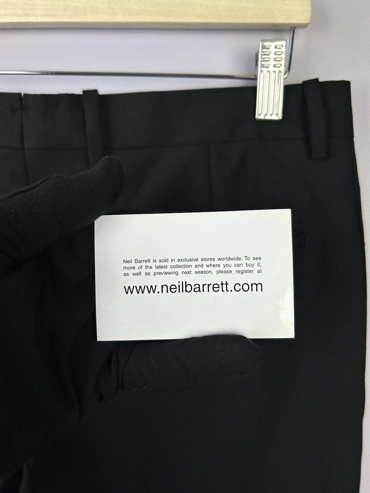 Neil Barrett Neil Barrett Wool Flat Front Pants Trousers Size 46 W30 L36 Size US 30 / EU 46 - 9 Thumbnail