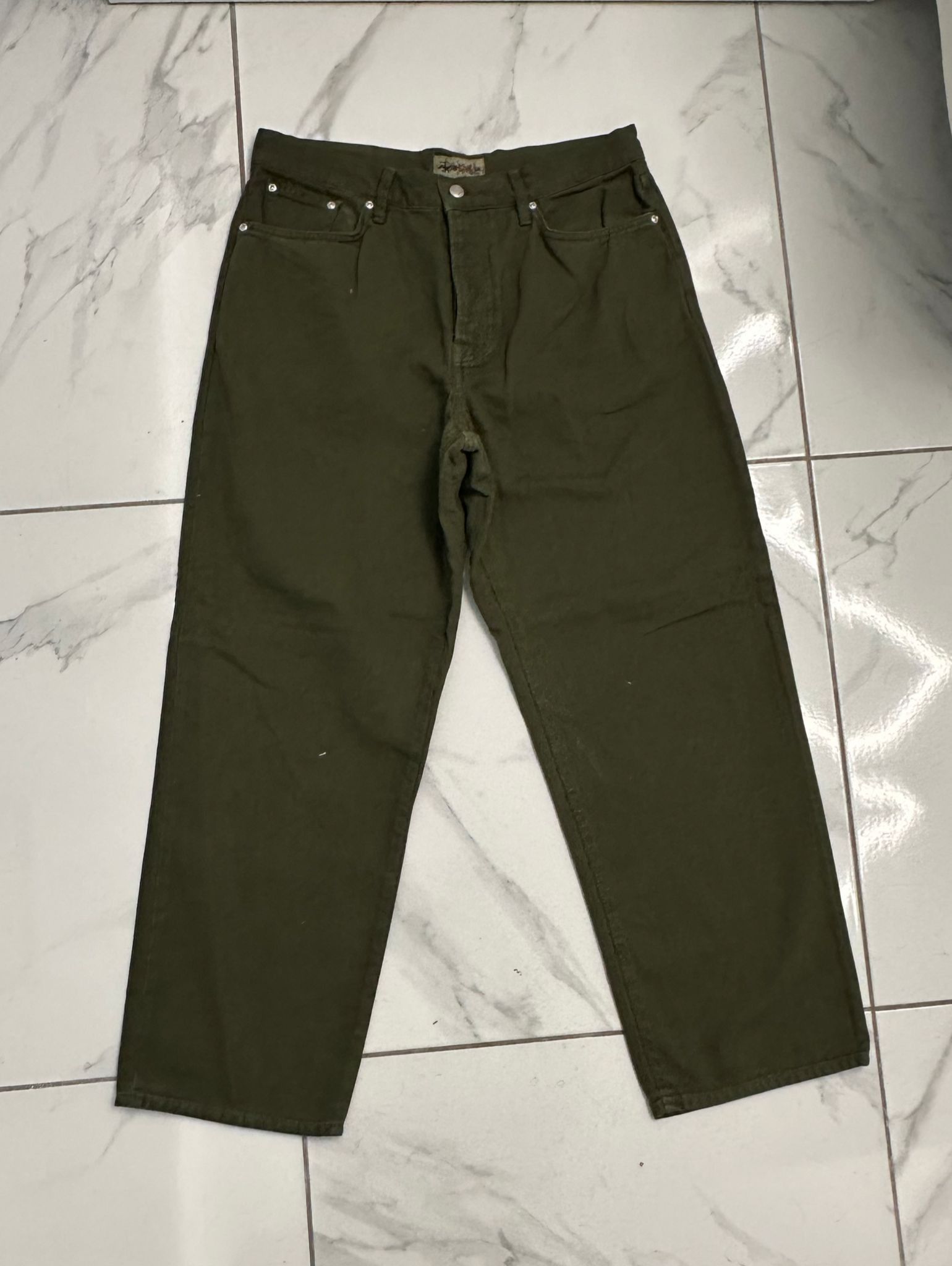 Stussy Stussy Big Ol Jean Size 28 Olive Drab Size US 28 / EU 44 - 3 Thumbnail