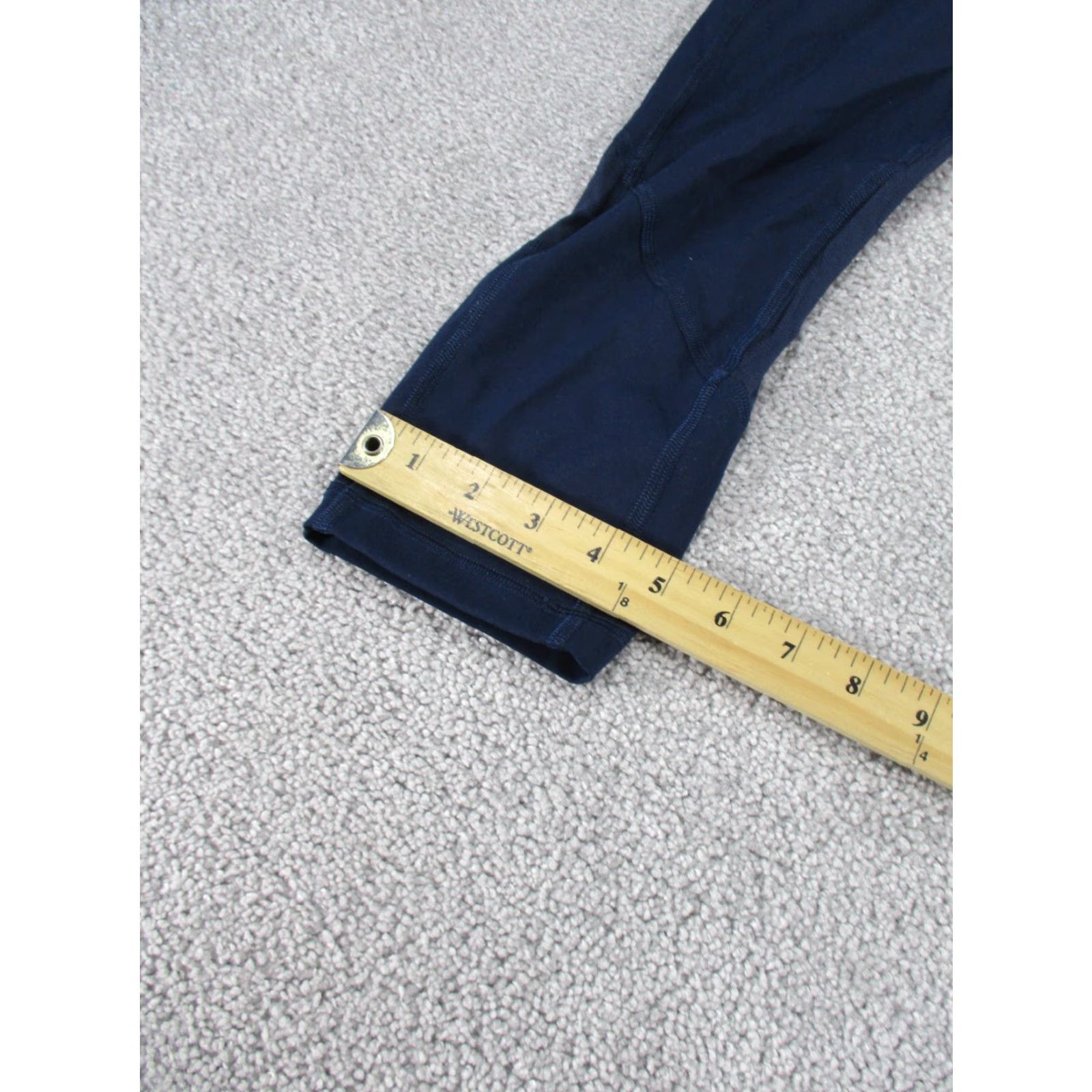 Lululemon VINTAGE Lululemon Leggings Womens 4 Pace Rival HR Crop Athletic Activewear Running Jogging Navy Blue 90s Women Size 27" / US 4 / IT 40 - 5 Thumbnail