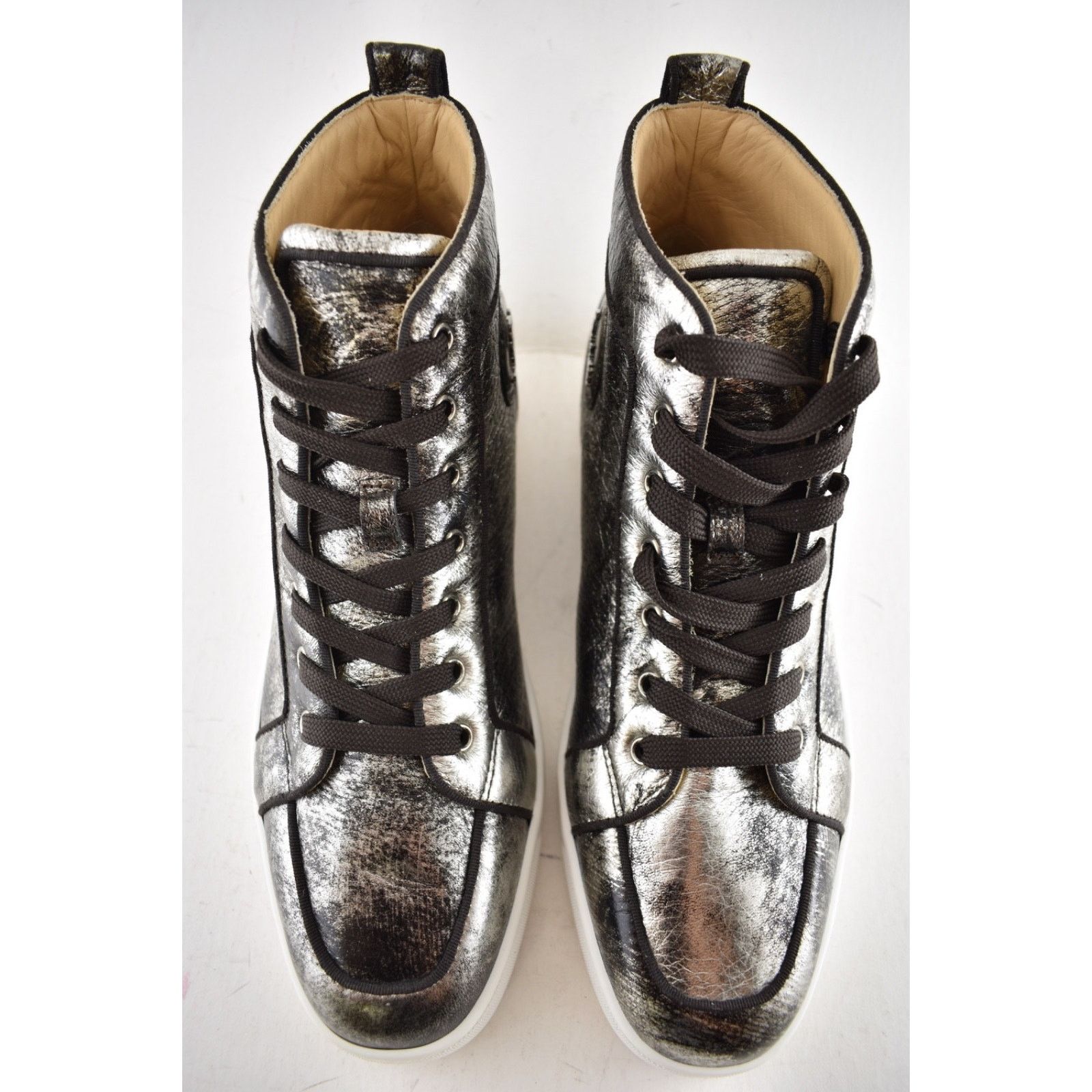 Christian Louboutin Christian Louboutin Mens Rantus Orlato Flat Silver Brown Size US 11 / EU 44 - 7 Thumbnail