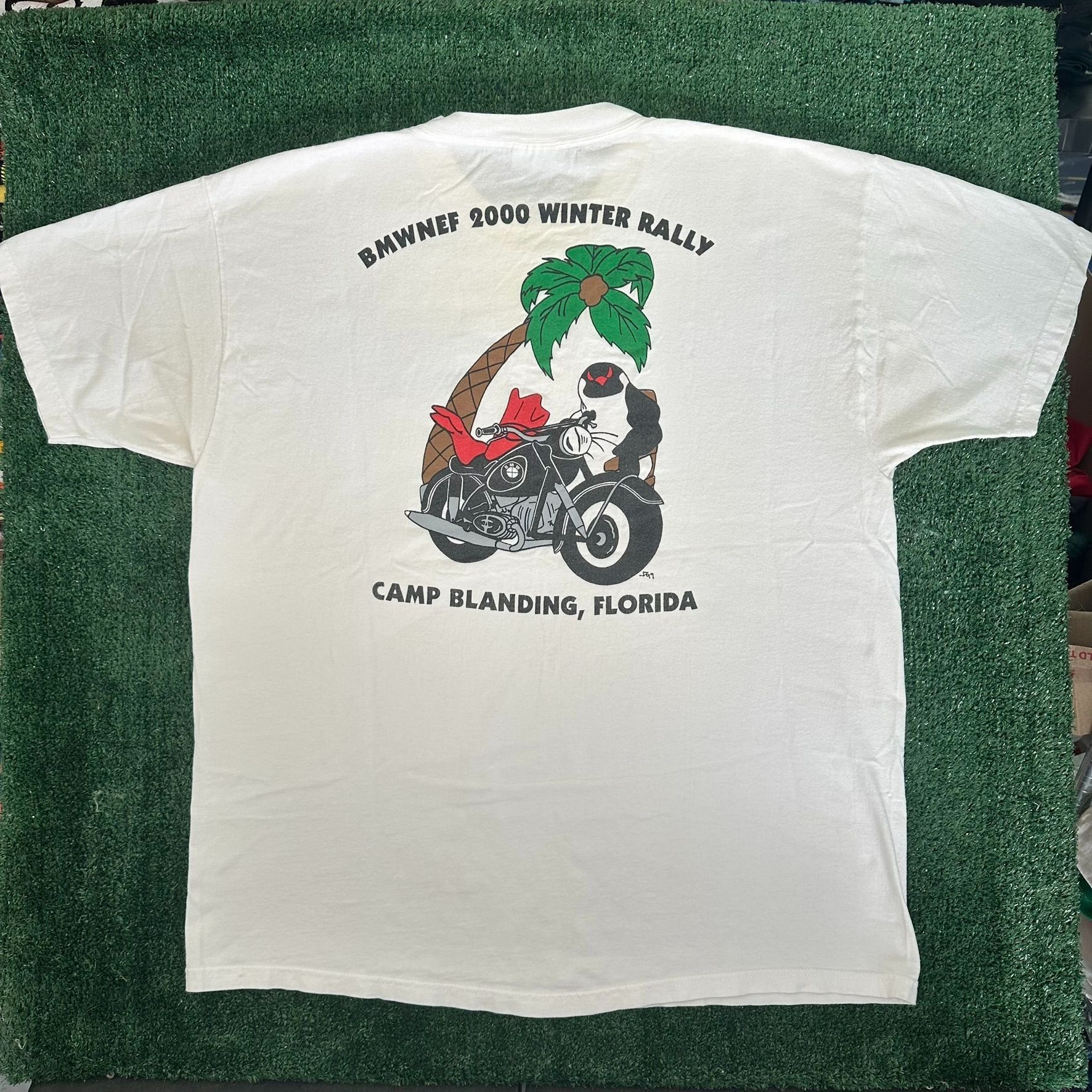 BMW Vintage Y2K BMW Motorcycles T-Shirt Florida Biker Rally Tee Size US XL / EU 56 / 4 - 1 Thumbnail