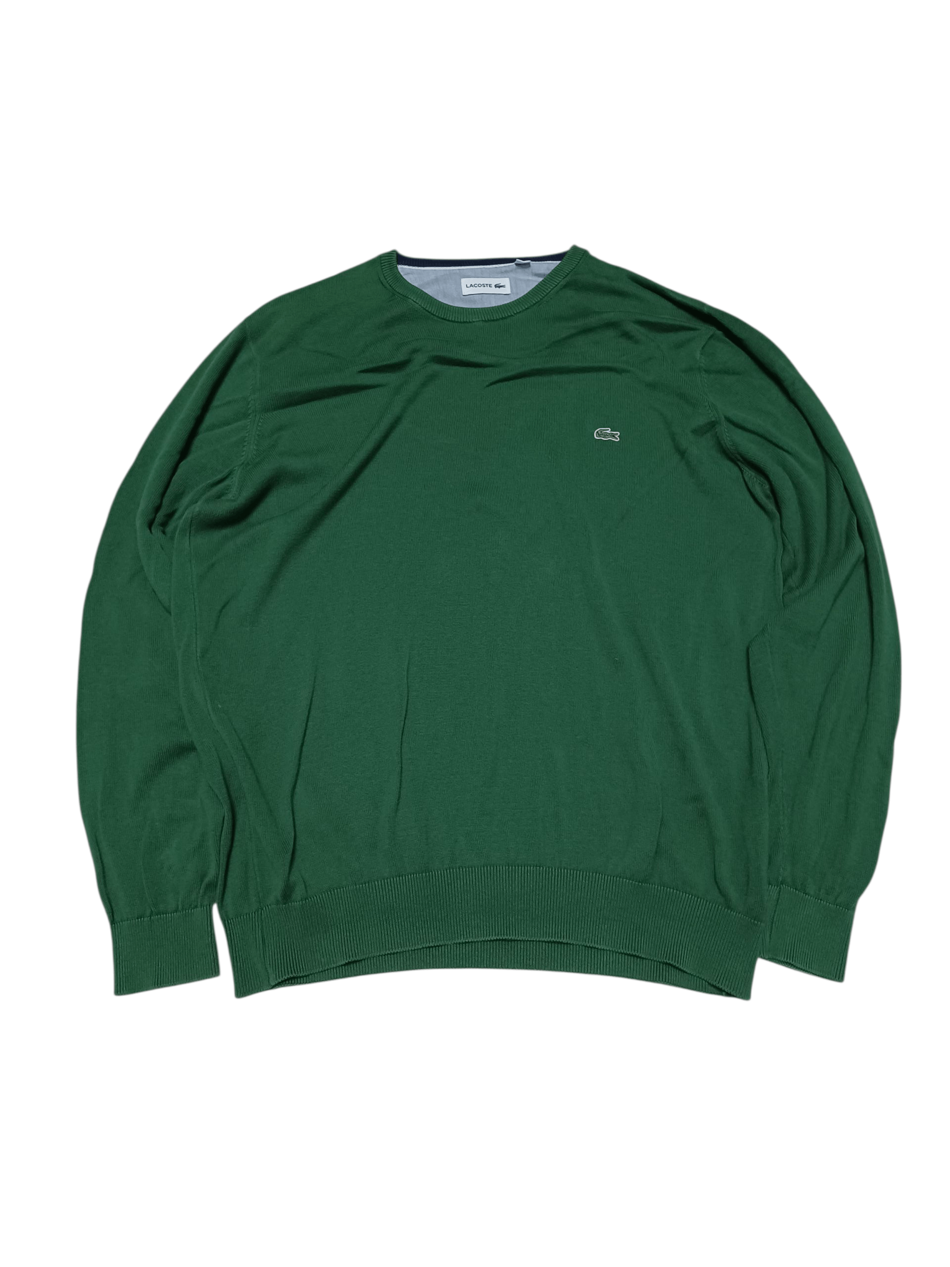 Lacoste LACOSTE VINTAGE LUXURY COTTON SWEATER Size US XL / EU 56 / 4 - 1 Thumbnail