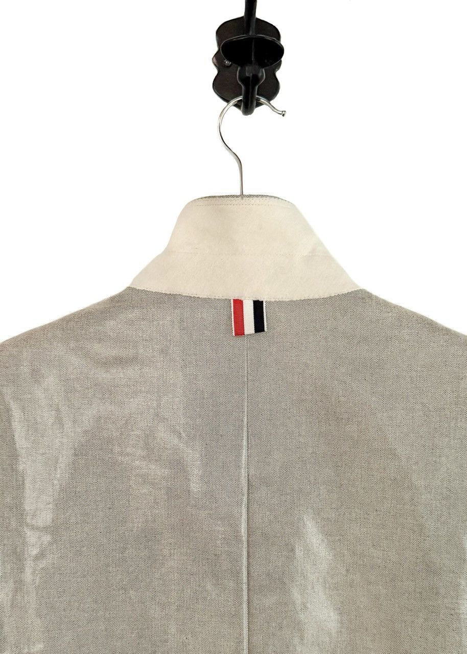 Thom Browne Thom Browne Blue Chambray Coated Cotton Coat - Size 2 Size M / US 6-8 / IT 42-44 - 7 Thumbnail