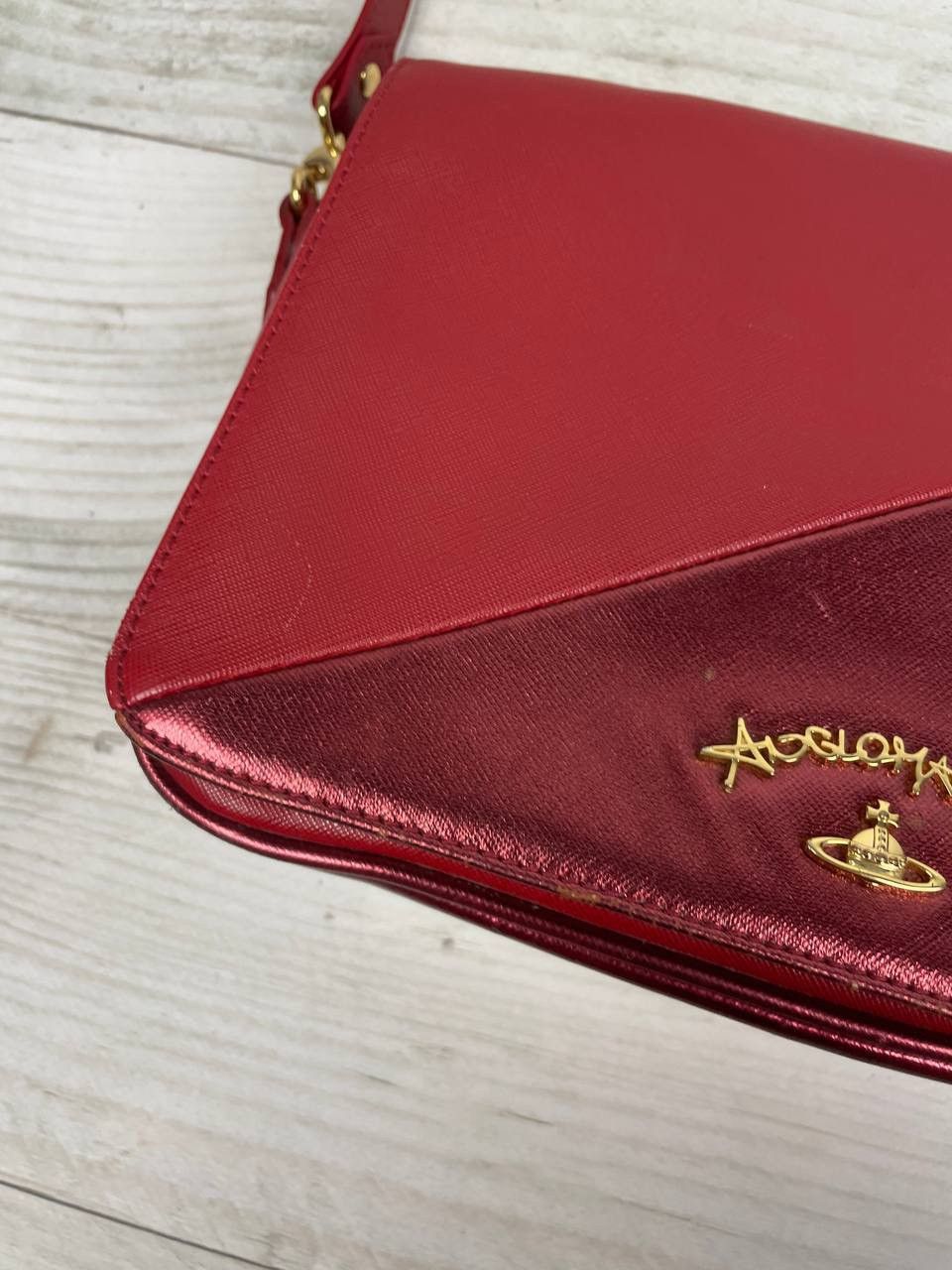 Vivienne Westwood Vivienne Westwood Anglomania Shoulders Bag Orb Leather Size ONE SIZE - 4 Thumbnail