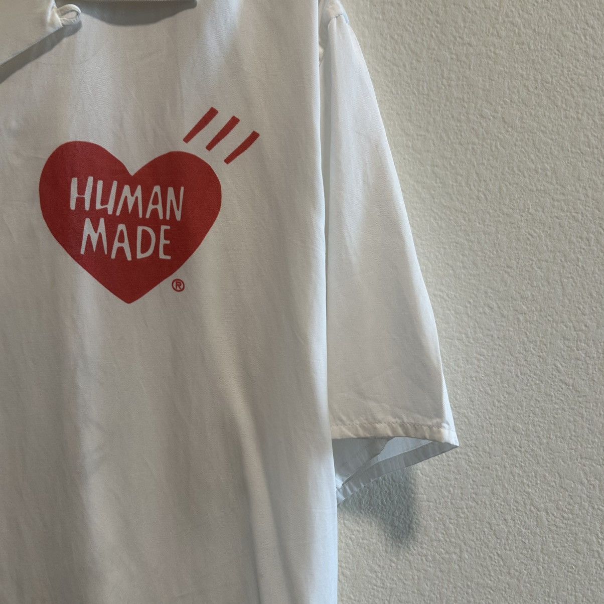 Human Made Human ramen logo camp collar short sleeve button up Size US L / EU 52-54 / 3 - 4 Thumbnail