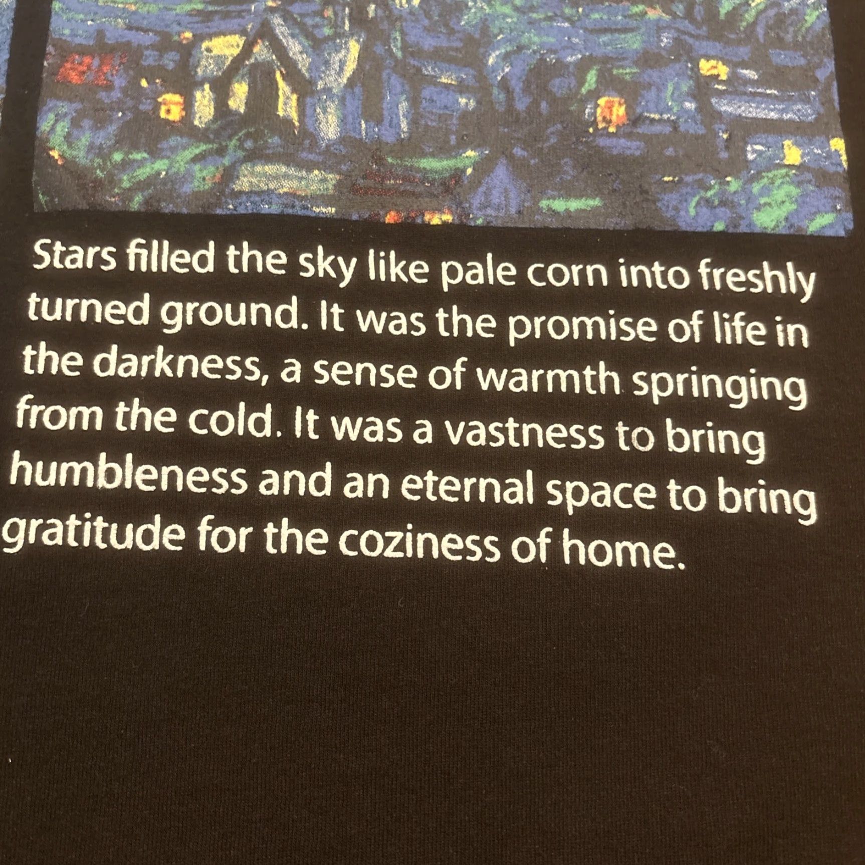 Vintage Vincent Van High Starry Night T Shirt Mens M Black Art Painting Brand Makers Group Size US M / EU 48-50 / 2 - 8 Thumbnail