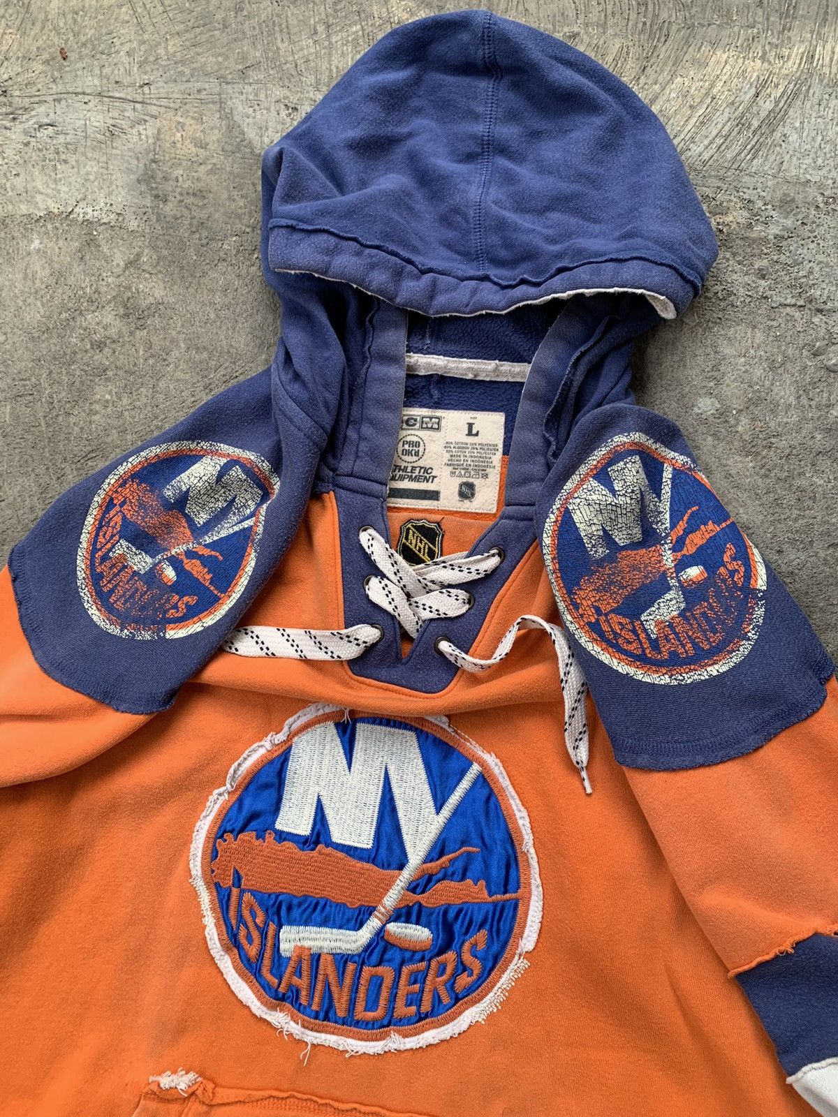 NHL Vintage 90s NHL NY Islanders Jersey Hoodie Size US XL / EU 56 / 4 - 8 Thumbnail