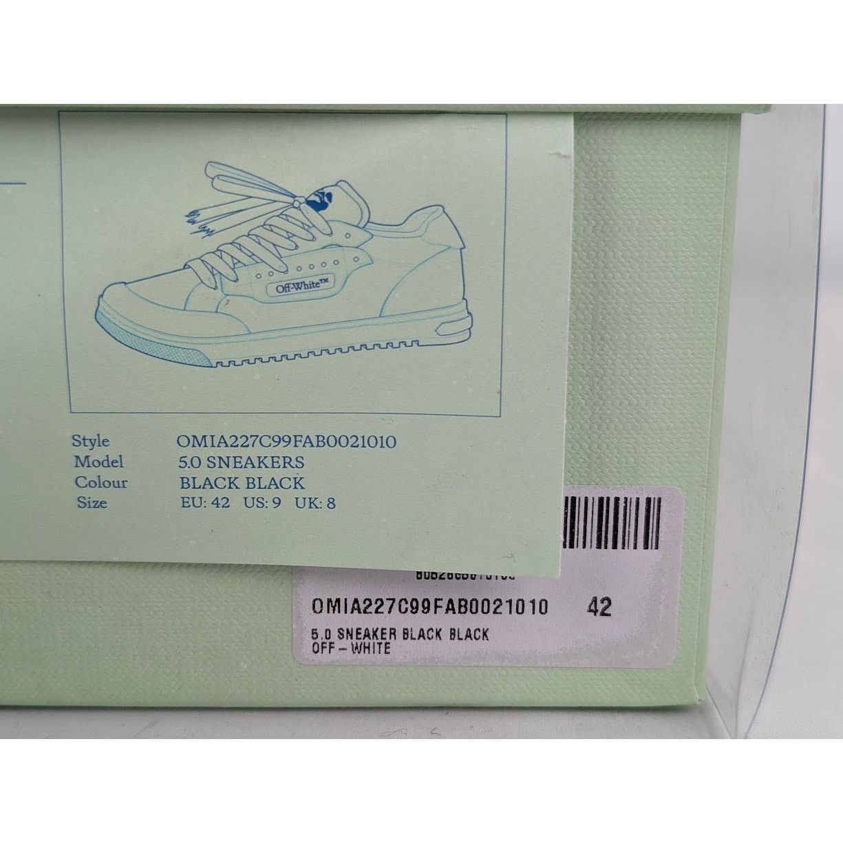Off-White o1rshd1 Q:2 / Low-Top Sneakers in Black Size US 9 / EU 42 - 11 Thumbnail