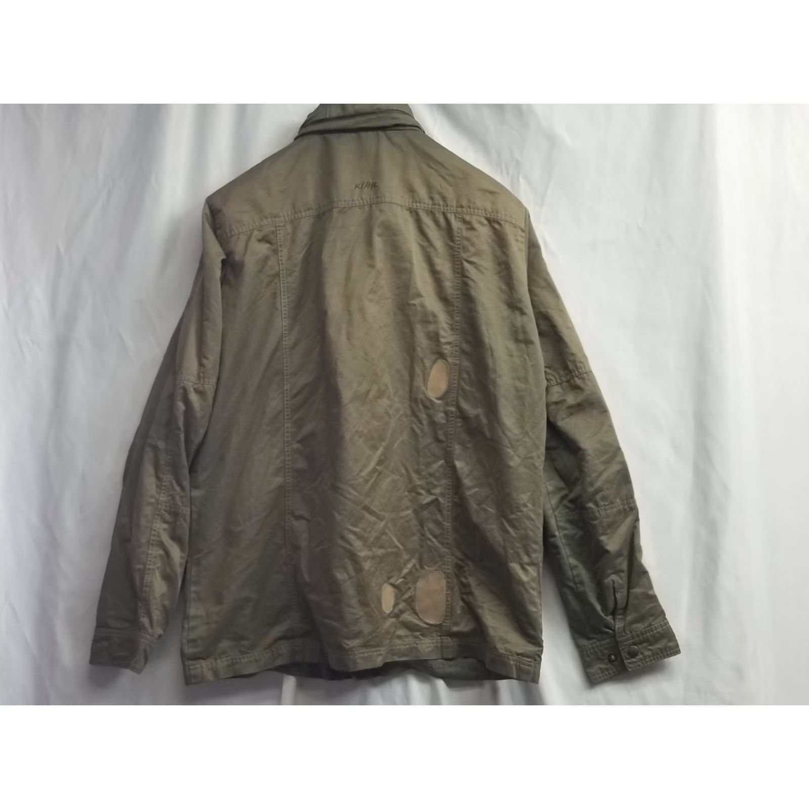 Vintage Kuhl Burr Jacket Military Green Canvas Basic Coat Patina Dye Mens Size Medium Regular Size US M / EU 48-50 / 2 - 4 Thumbnail