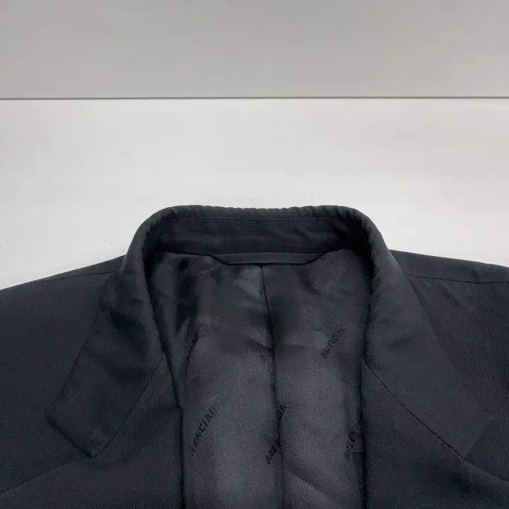 Balenciaga Balenciaga Black Loose Suit Jacket for Men 0079-2507 Size US M / EU 48-50 / 2 - 5 Thumbnail
