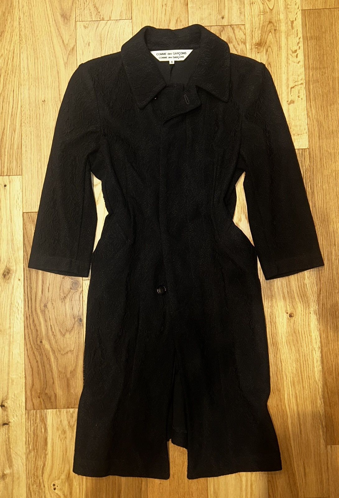 Comme des Garcons Comme des Garçons Round Collar Flare Coat Size S / US 4 / IT 40 - 1 Thumbnail