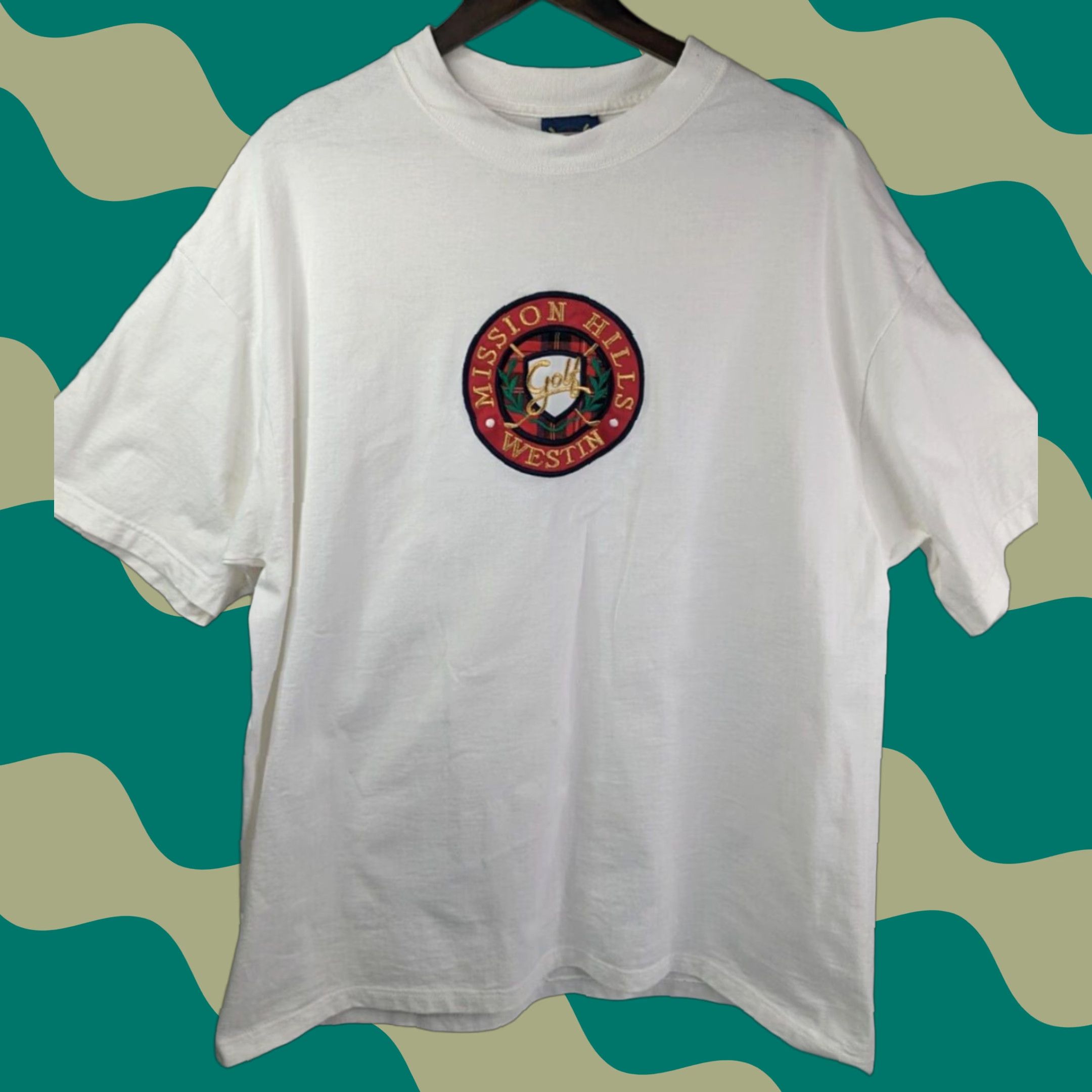 Vintage Vintage Westin Mission Hills Golf T-Shirt Mens XL Short Sleeve White Oarsman Tag Oneita Graphic Tee 1990s Retro Size US XL / EU 56 / 4 - 1 Thumbnail