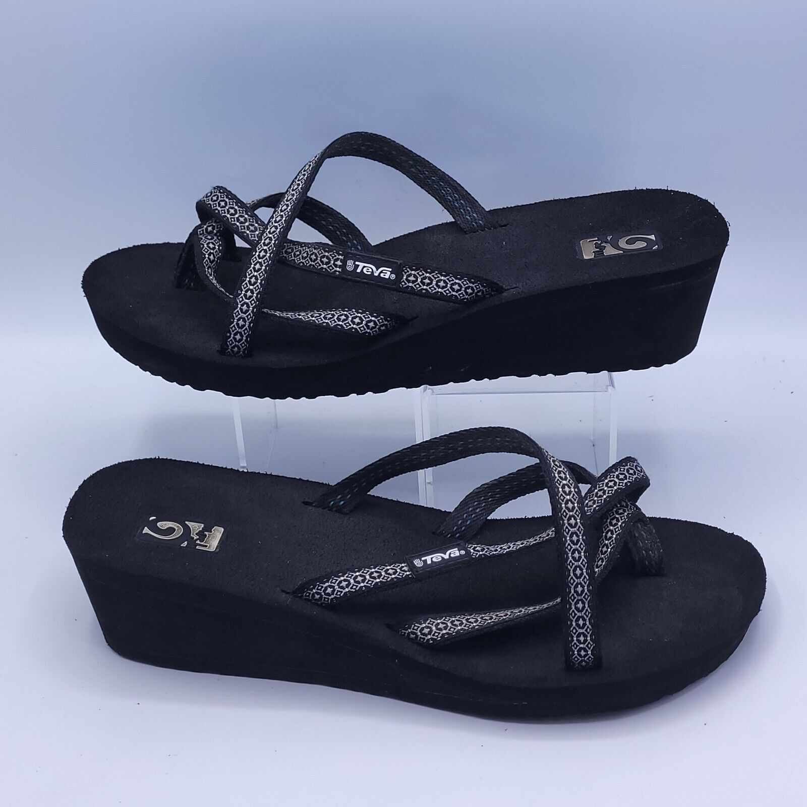 Marc Fisher Mush Slip On Platform Sandal Womans Size 9 1000099B Black Size US 9 / IT 39 - 6 Thumbnail