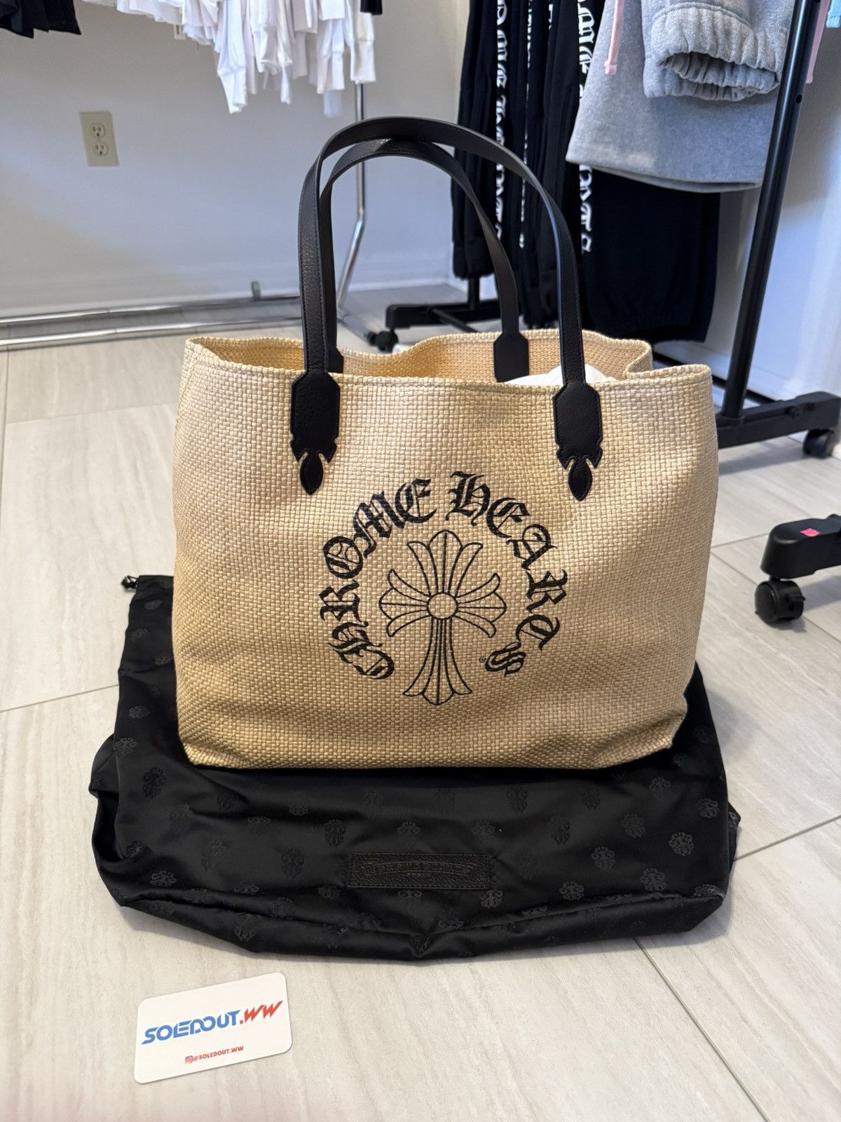 Chrome Hearts Chrome Hearts Cross Straw Beach Bag Size ONE SIZE - 1 Thumbnail