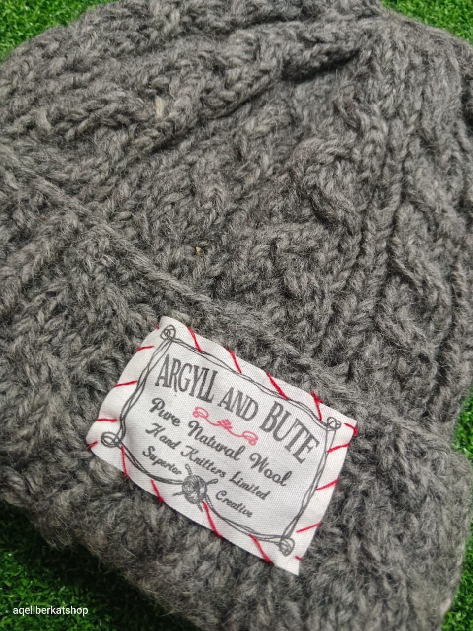 Japanese Brand ARGYLL AND BITE KNITTED handmade Beanie Size ONE SIZE - 7 Thumbnail