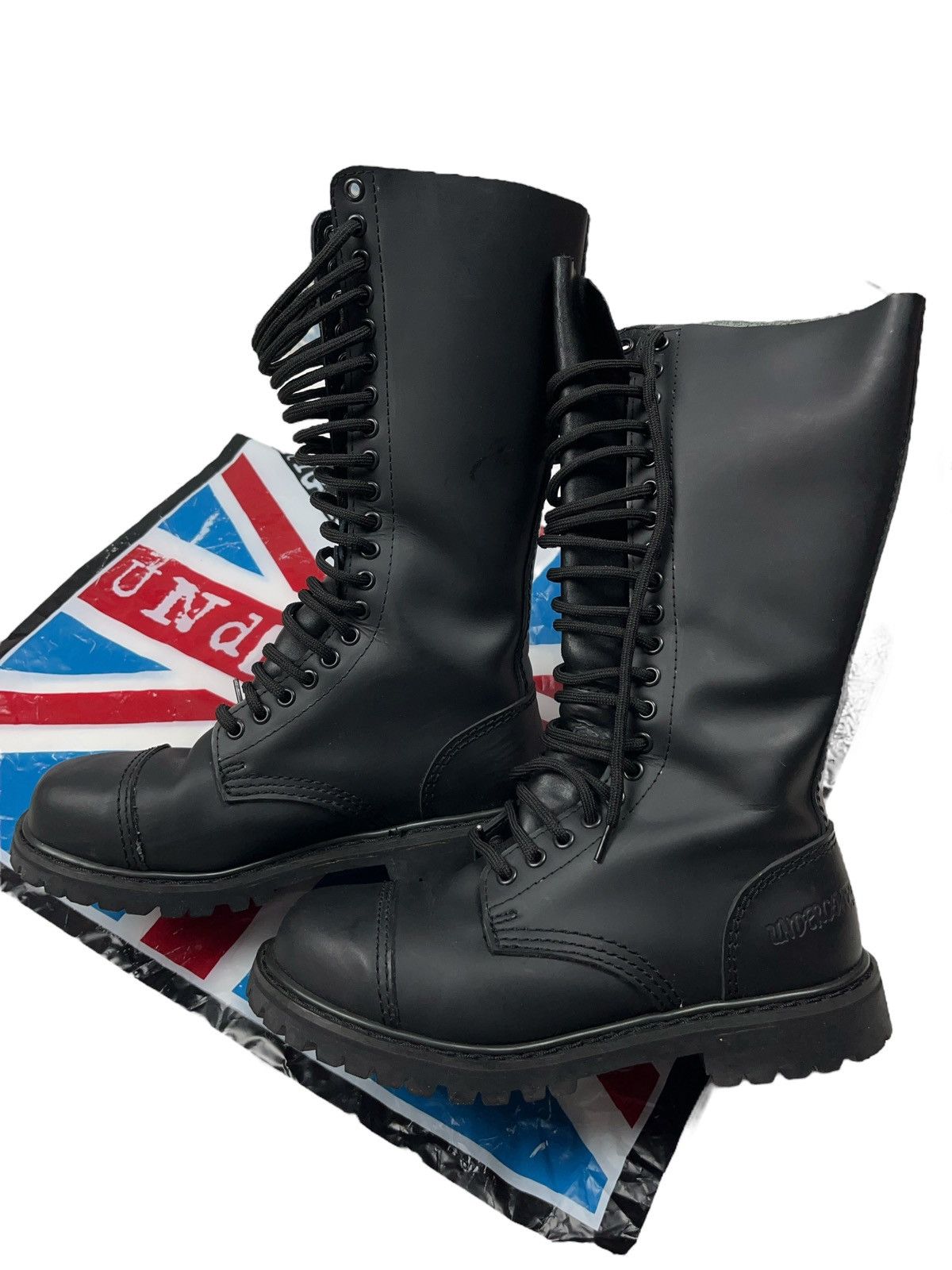 Undercover Vintage Undercover 20 Eye High Leather Combat Boot Steel Toe Size US 9 / EU 42 - 14 Thumbnail