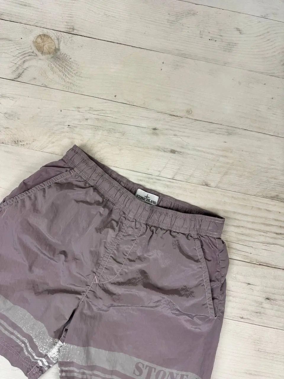 Stone Island Stone Island Marina Nylon Shorts Big Logo Size US 30 / EU 46 - 3 Thumbnail