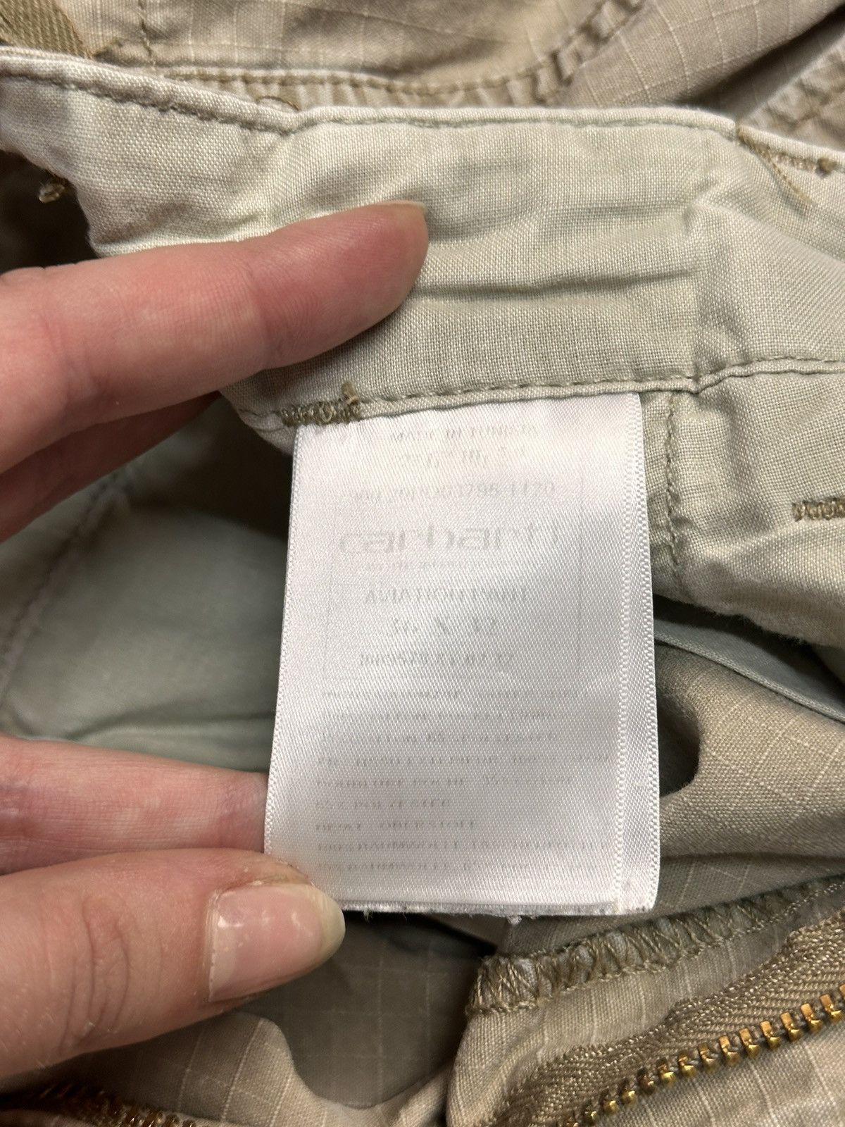 Carhartt Vintage Cargo Baggy Carhartt Wip Y2K double Knee SK8 USA Size US 32 / EU 48 - 16 Thumbnail