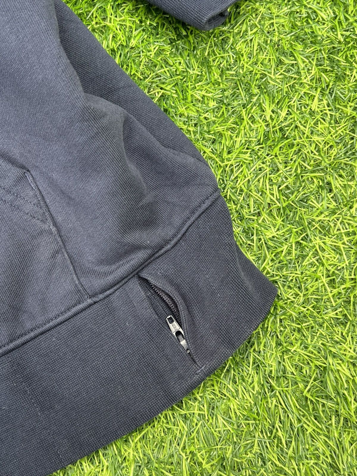 Lacoste × Supreme Supreme®/Lacoste® Logo Panel Hooded Sweatshirt - Navy (FW19) Size US M / EU 48-50 / 2 - 8 Thumbnail