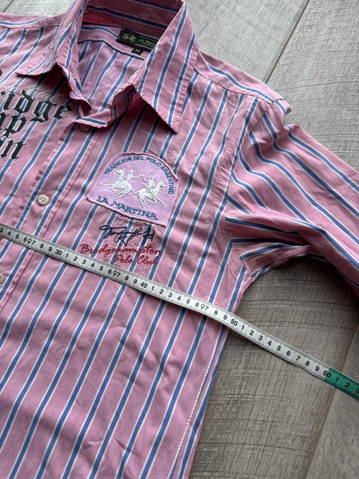 La Martina La Martina Vintage Polo Club Bridgehamton New York Y2K Shirt Size US M / EU 48-50 / 2 - 5 Thumbnail