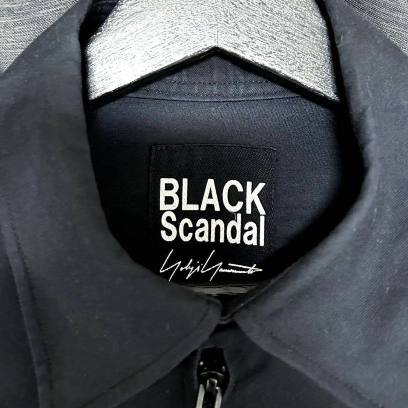 Yohji Yamamoto Black Scandal Long Zipper Shirt Size US M / EU 48-50 / 2 - 3 Thumbnail