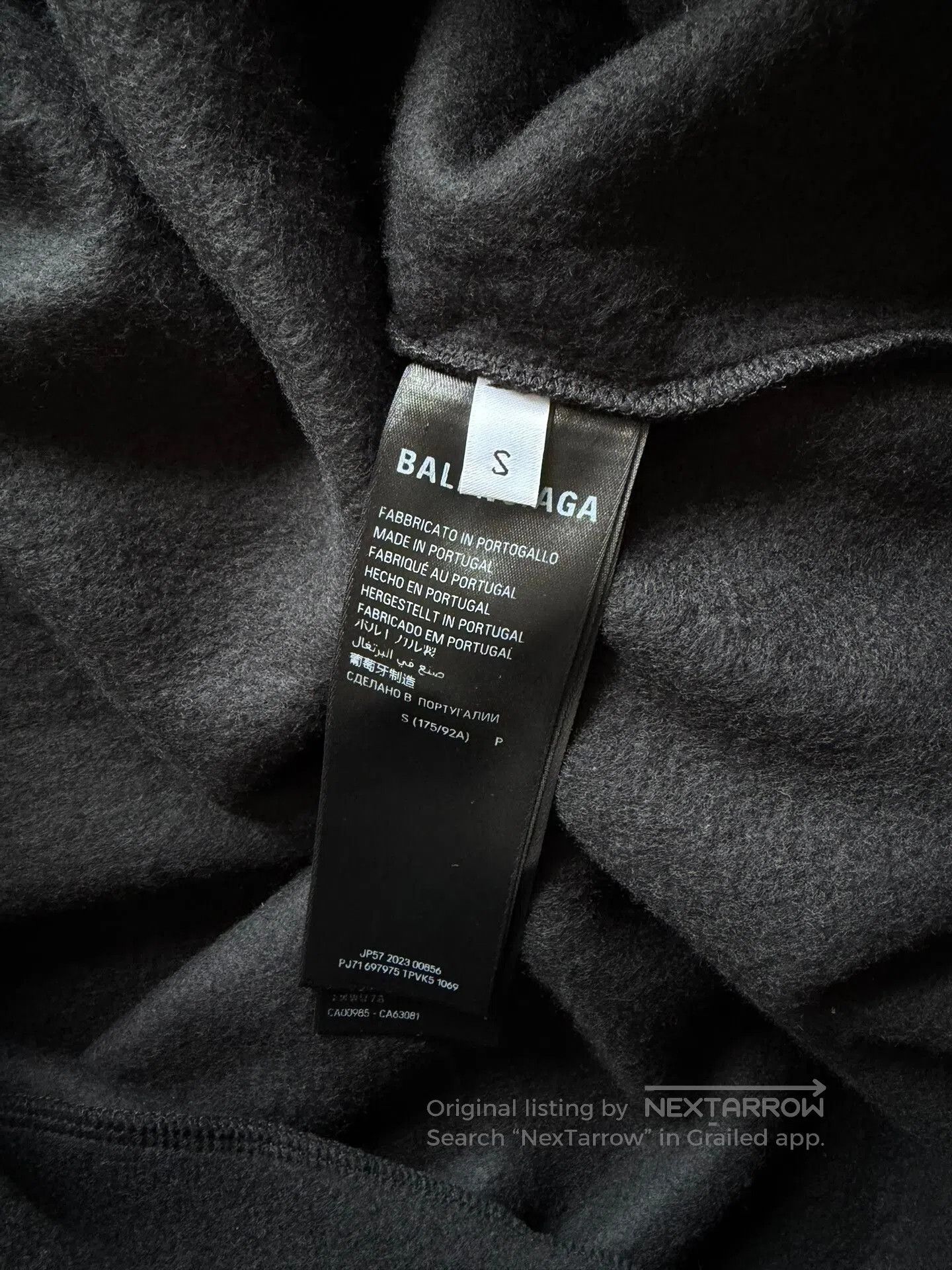 Balenciaga Balenciaga Oversized Fleece Hoodie. Size US S / EU 44-46 / 1 - 6 Thumbnail