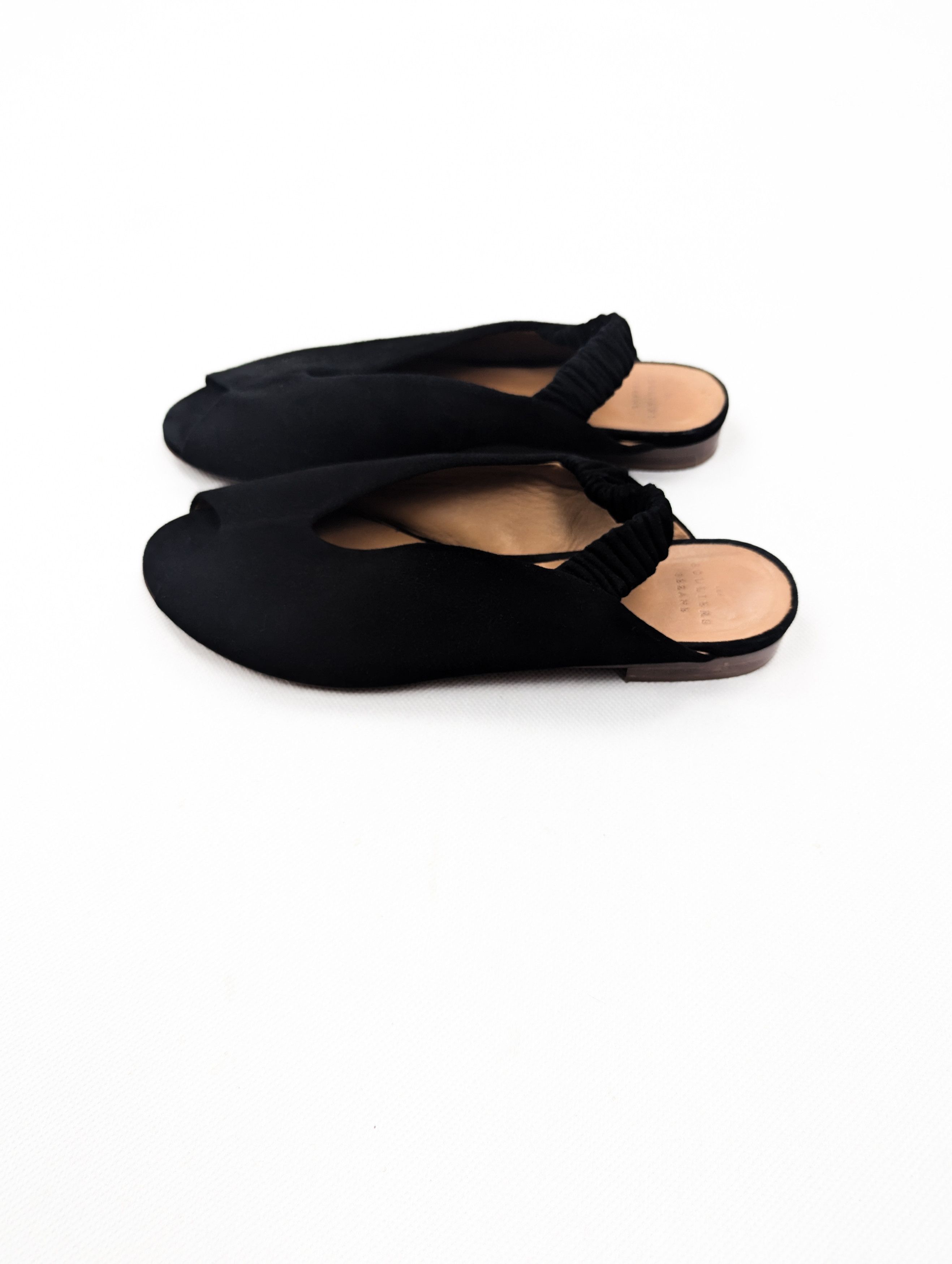 Sezane Sezane les souliers black leather sandals Size US 9 / IT 39 - 4 Thumbnail