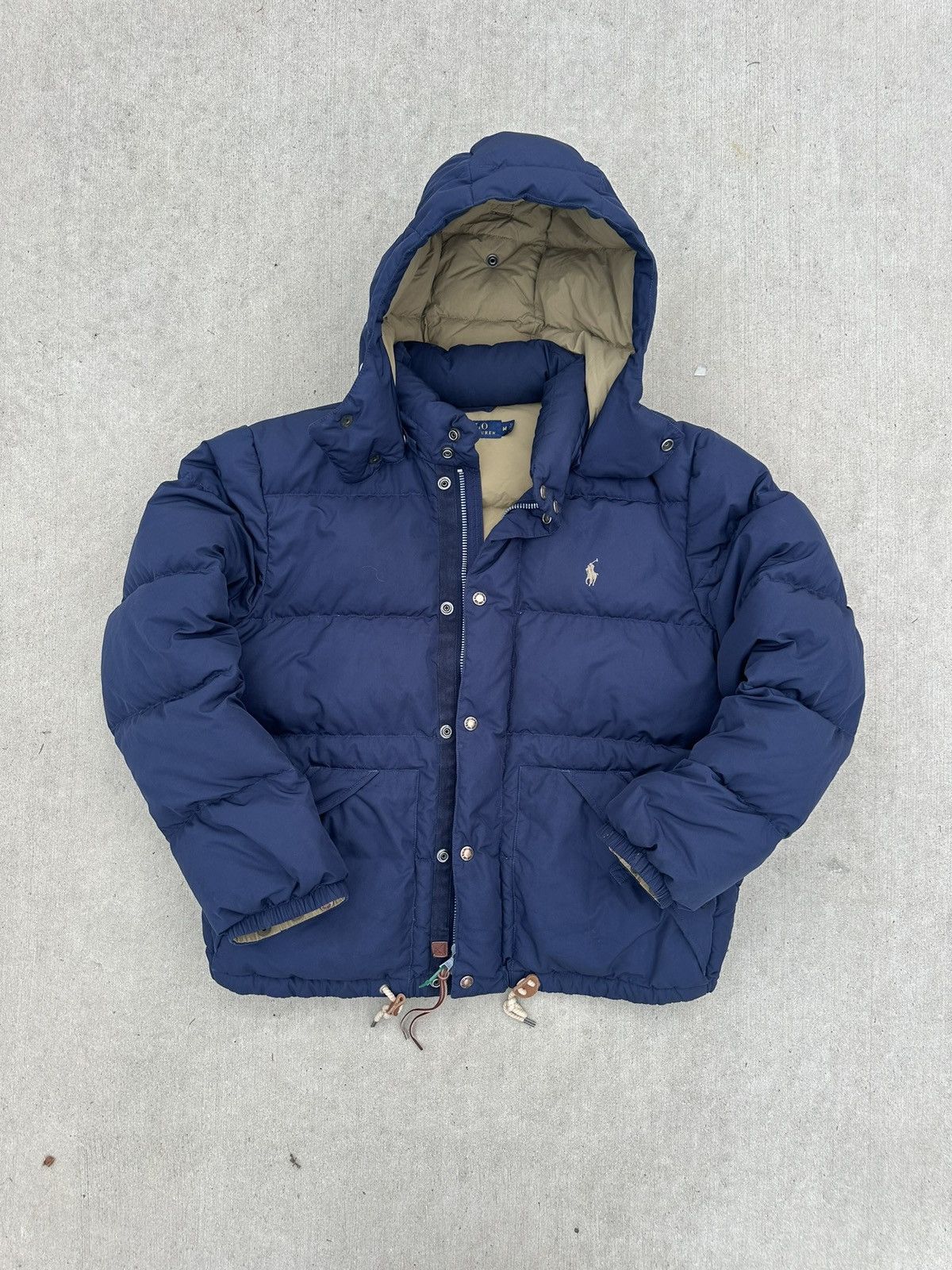 Polo Ralph Lauren × Vintage Polo Ralph Lauren New Men's Navy Elmwood Down Jacket Size m Size US M / EU 48-50 / 2 - 2 Thumbnail