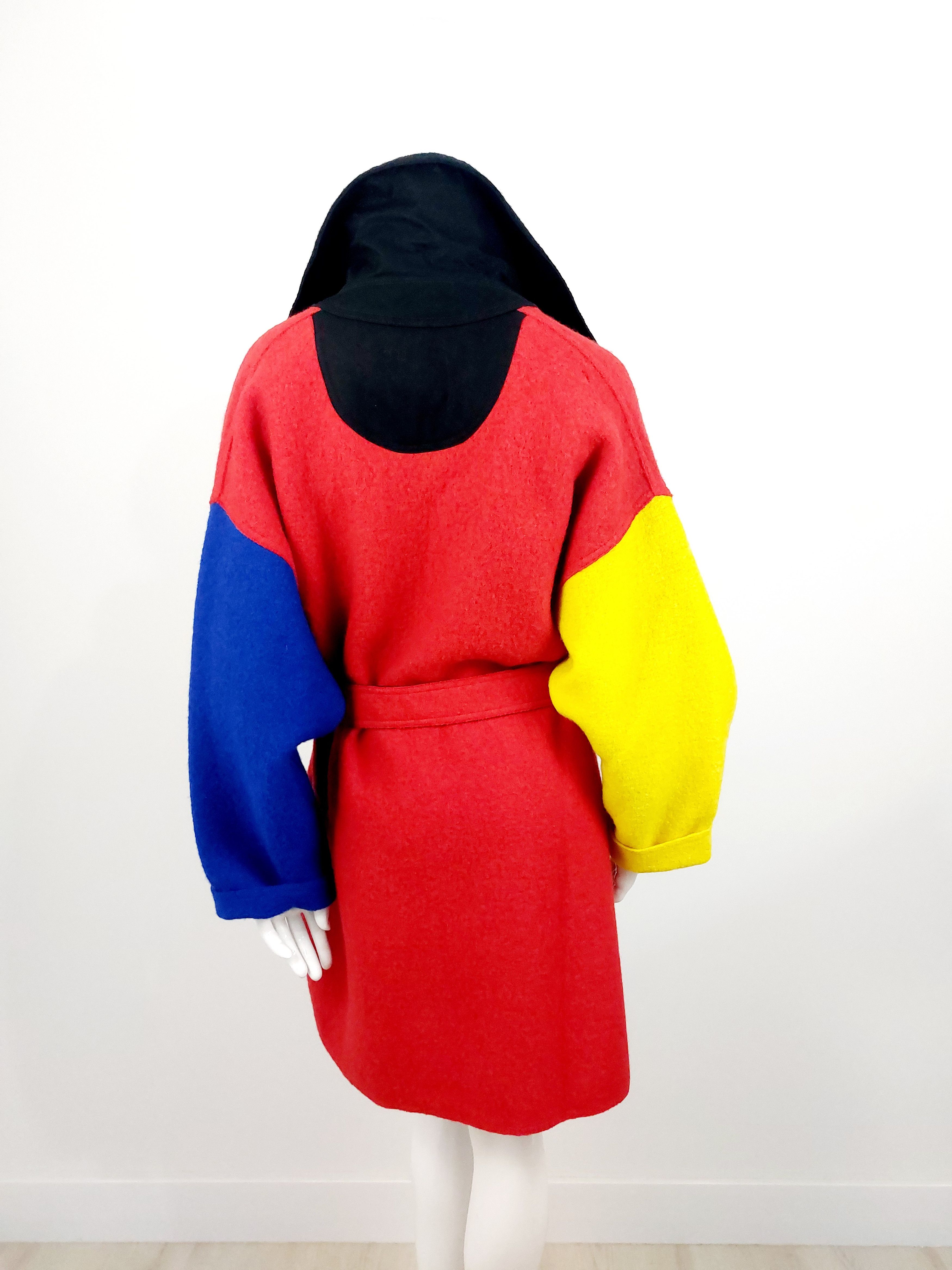 Jean Charles De Castelbajac Jean Charles JC De Castelbajac Wool Colorblock Coat Jacket Size US M / EU 48-50 / 2 - 12 Thumbnail