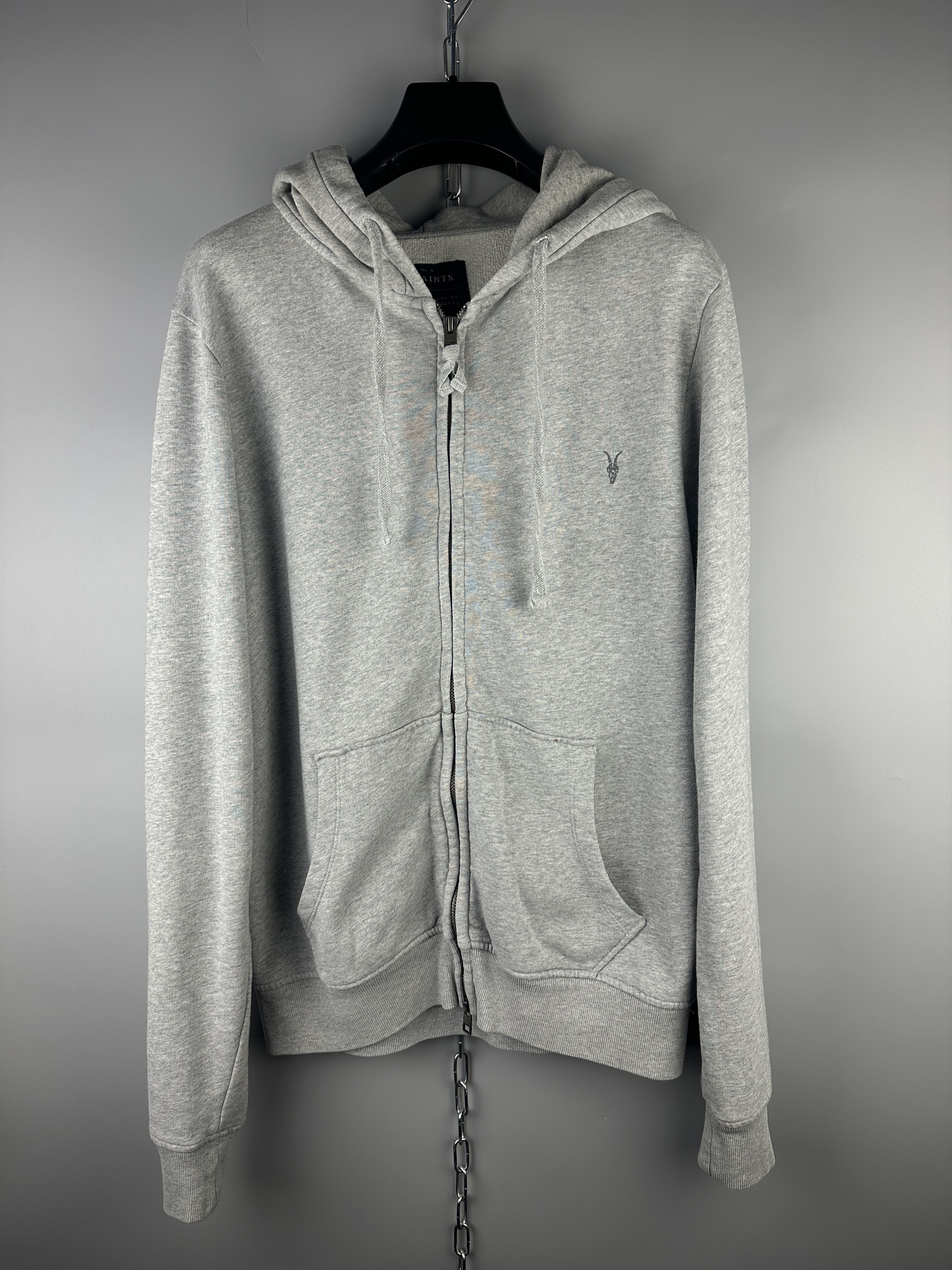 Allsaints Allsaints Cotton Basic Zip Wilde Hoodie Size US M / EU 48-50 / 2 - 1 Thumbnail