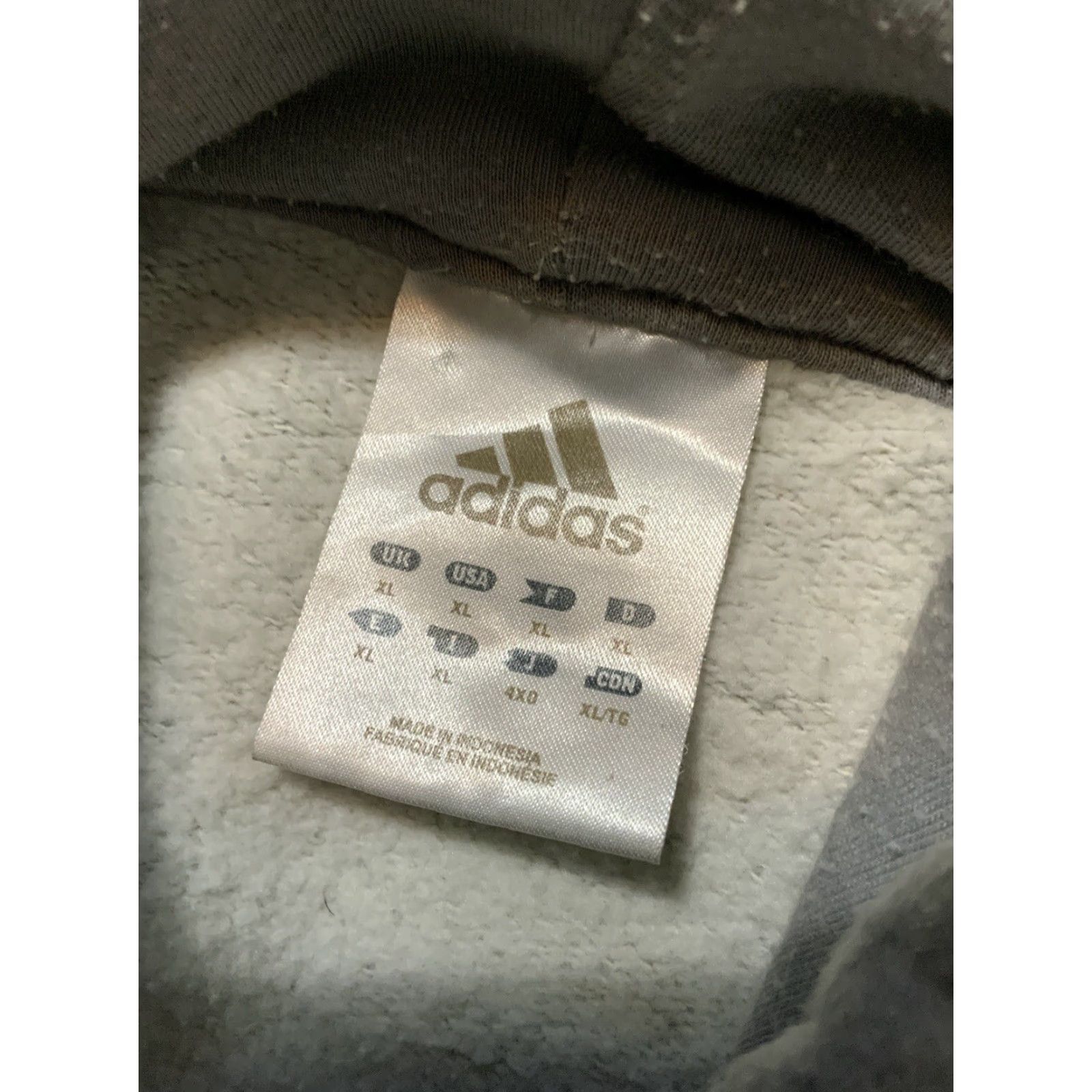 Adidas Adidas Property Of Double Pump University Hoodie XL Adult Heather Gray Pullover Mens Size US XL / EU 56 / 4 - 7 Thumbnail