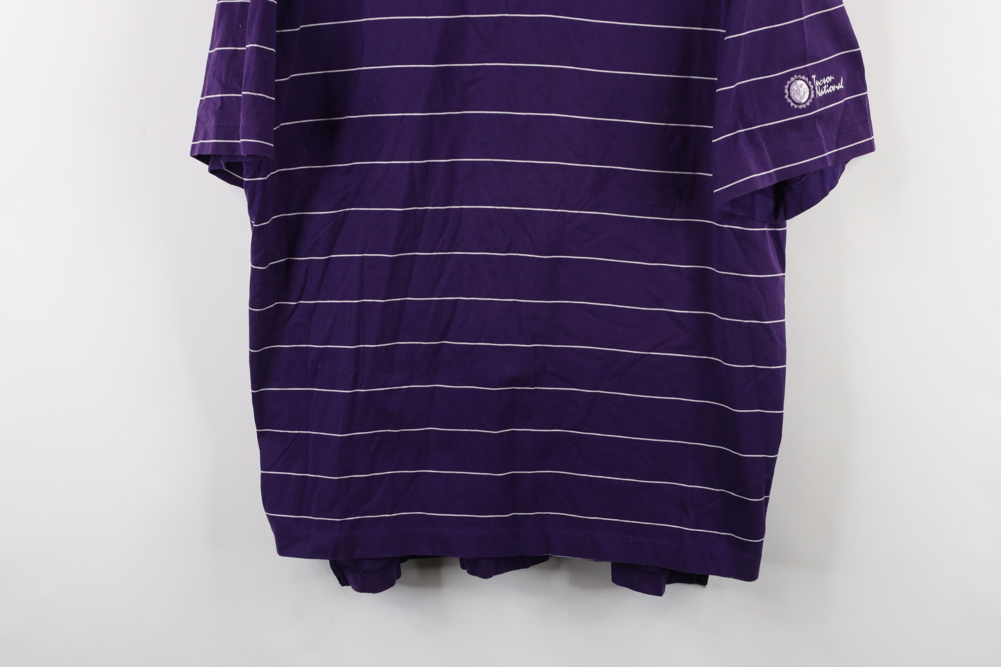 Ralph Lauren Vintage Polo Golf Ralph Lauren Striped Polo Shirt Purple Size US L / EU 52-54 / 3 - 3 Thumbnail