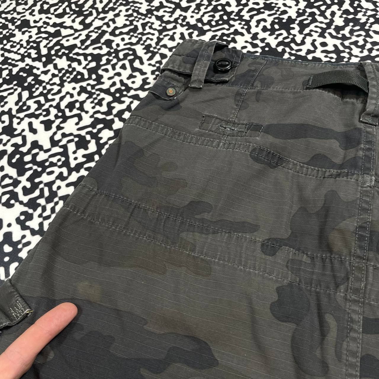 G-Star Vintage Y2K G STAR Camo Cargo Maxi Skirt Japanese Style Size 26" / US 2 / IT 38 - 12 Thumbnail