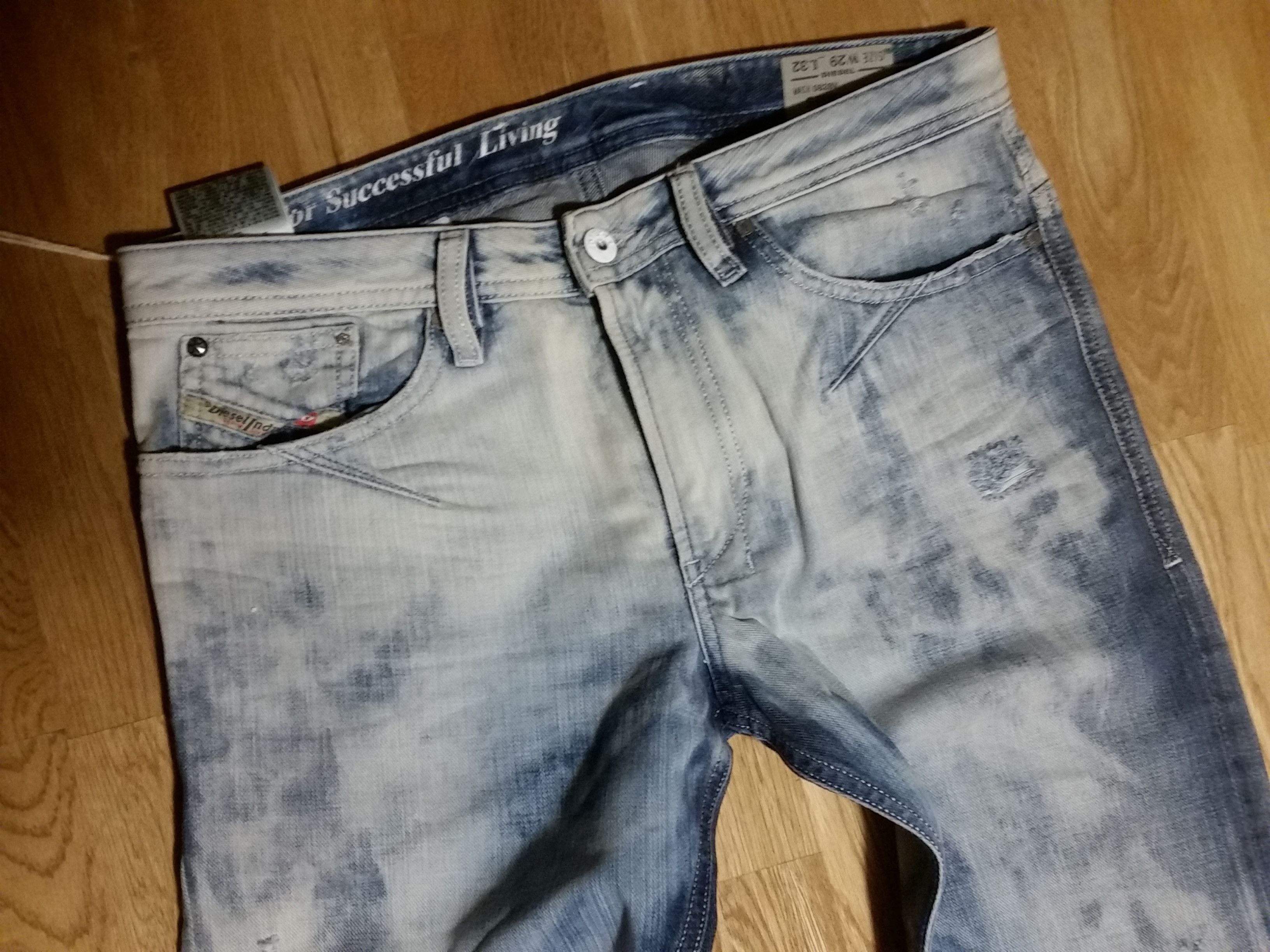 Diesel × Vintage rare DIESEL DNA Mutation SHIONER W30 L32 slim skinny W29 L34 Size US 30 / EU 46 - 20 Thumbnail