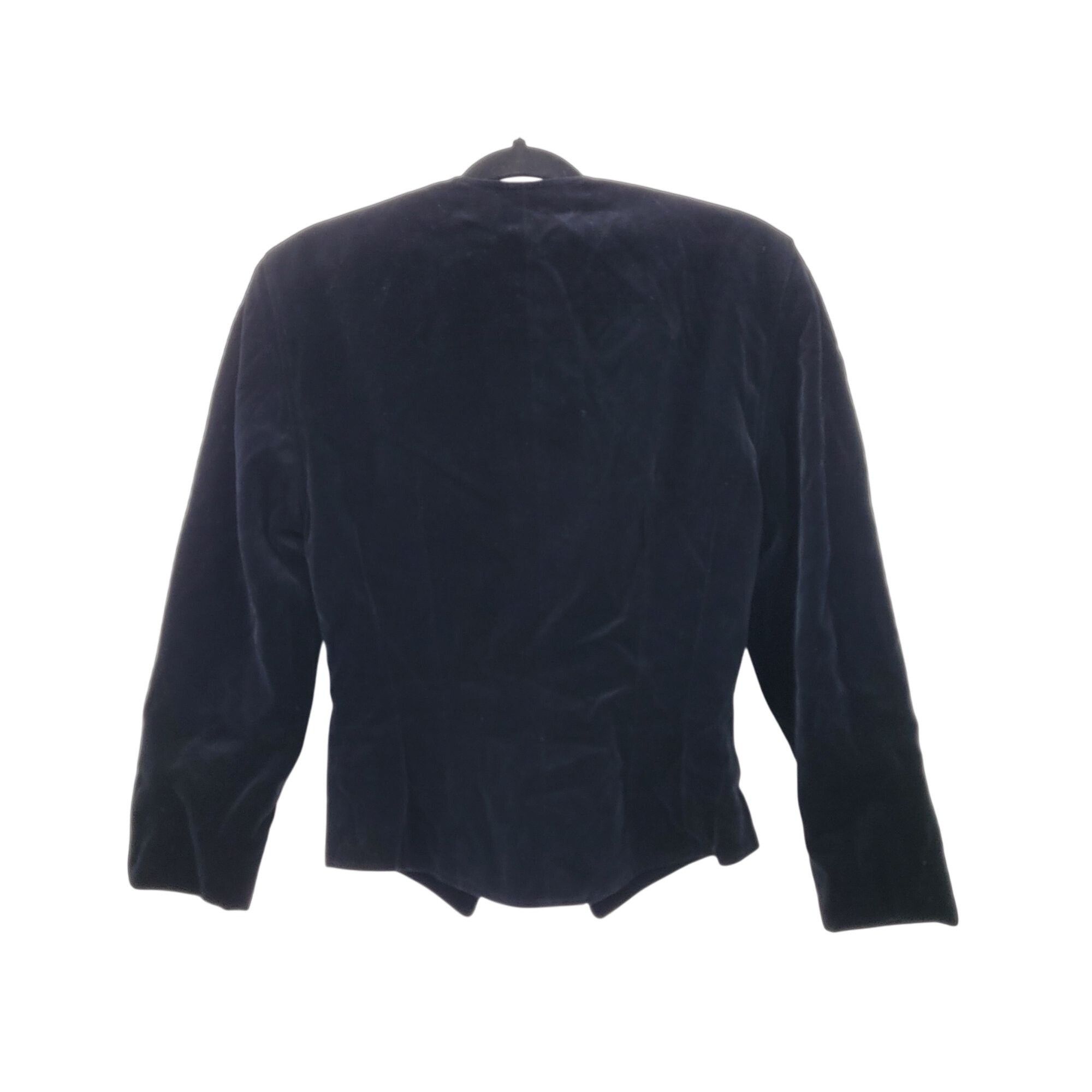 Escada Vintage Escada Womens Black Velvet Tuxedo Bolero Jacket XS F Size XS / US 0-2 / IT 36-38 - 9 Thumbnail