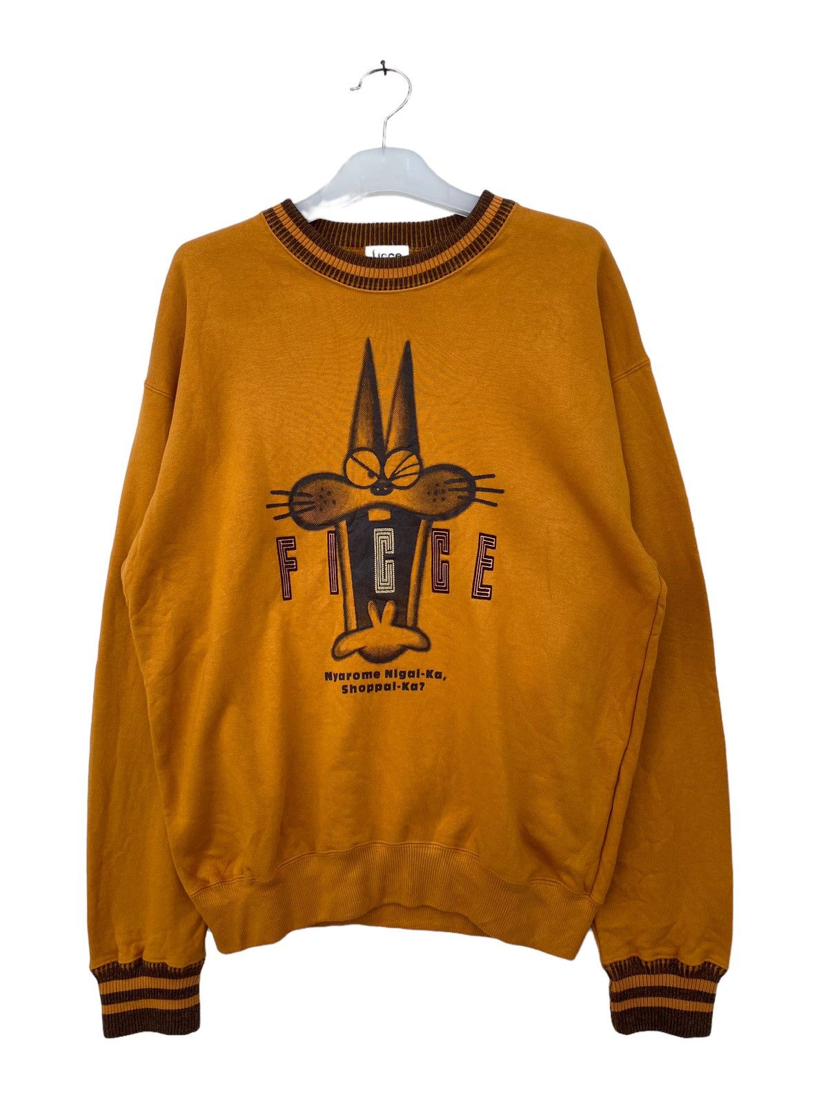Yoshiyuki Konishi Vintage Ficce Yoshiyuki Konishi Cartoon Sweatshirt Size US M / EU 48-50 / 2 - 1 Thumbnail