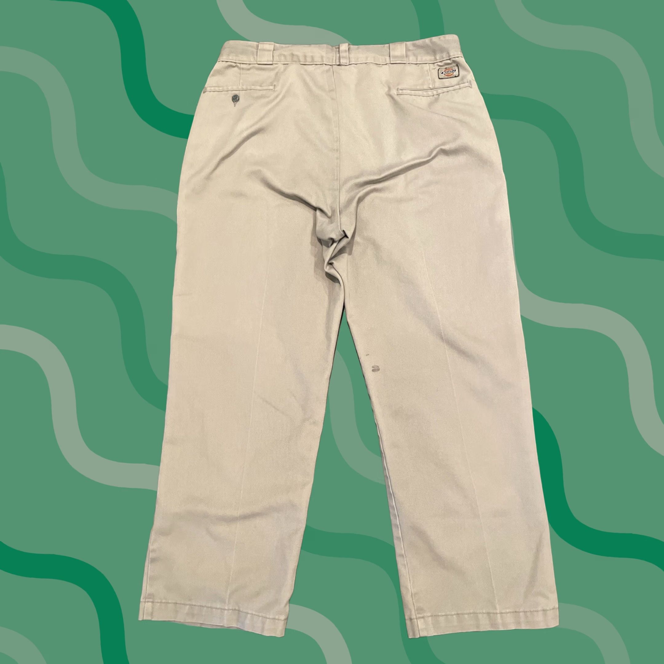 Dickies Vintage Dickies Work Pants 36x29 Faded Beige Skater USA (F397) Size US 36 / EU 52 - 1 Thumbnail