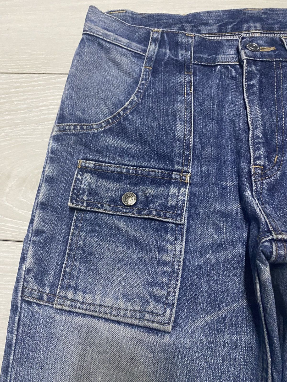 Issey Miyake Vintage Japanese N&M Issey miyake Style Distressed Jeans Size US 30 / EU 46 - 7 Thumbnail