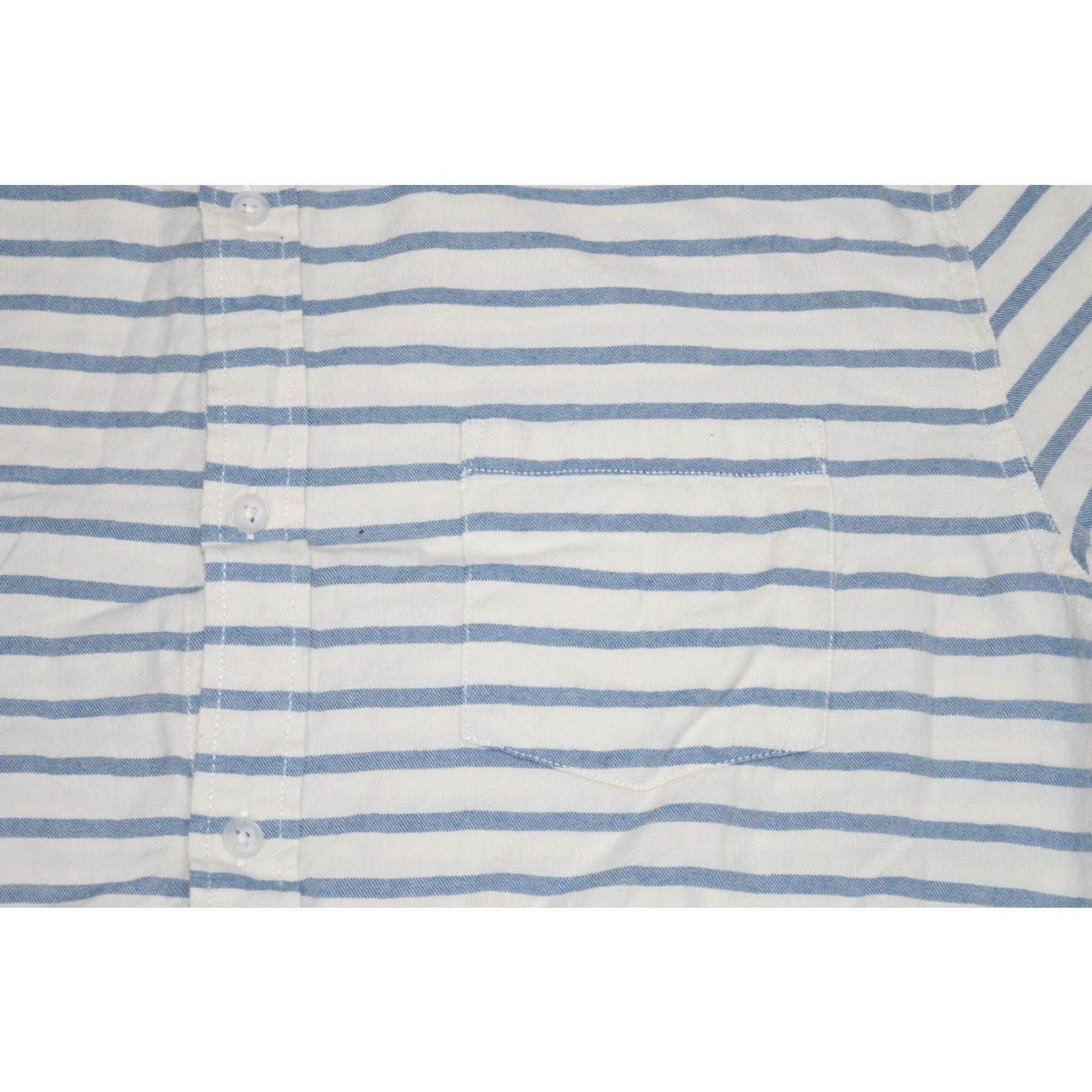 Marine Layer MARINE LAYER Striped Button-Up Shirt Cotton White Nautical Large Mens Size US L / EU 52-54 / 3 - 2 Thumbnail
